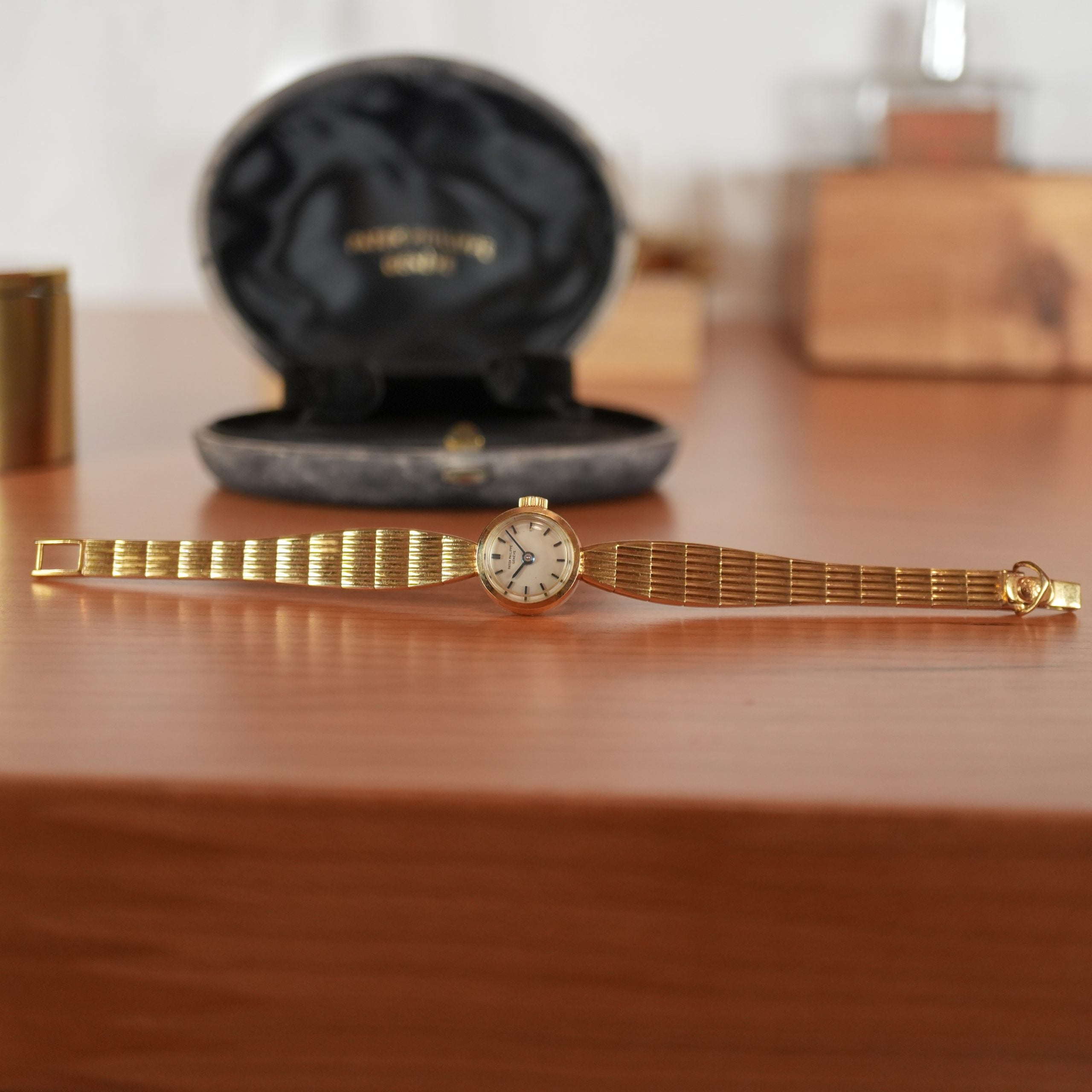 1960’s Patek Philippe “Golden Crest” Ref. 3266/16 in Solid 18k Yellow Gold with Original Box