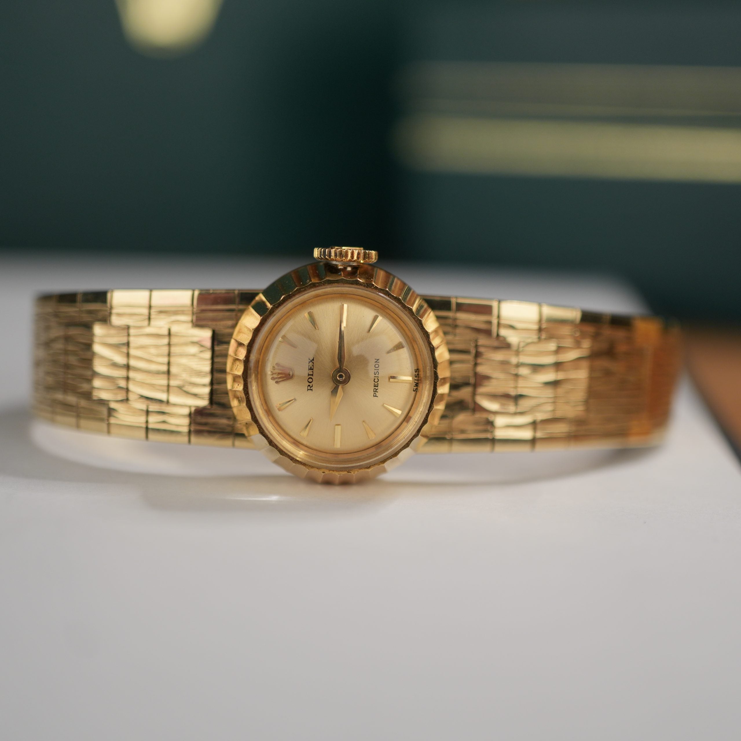 1961 Rolex 8789 Ladies Cocktail Watch 18K Solid Gold Mint condition with Box