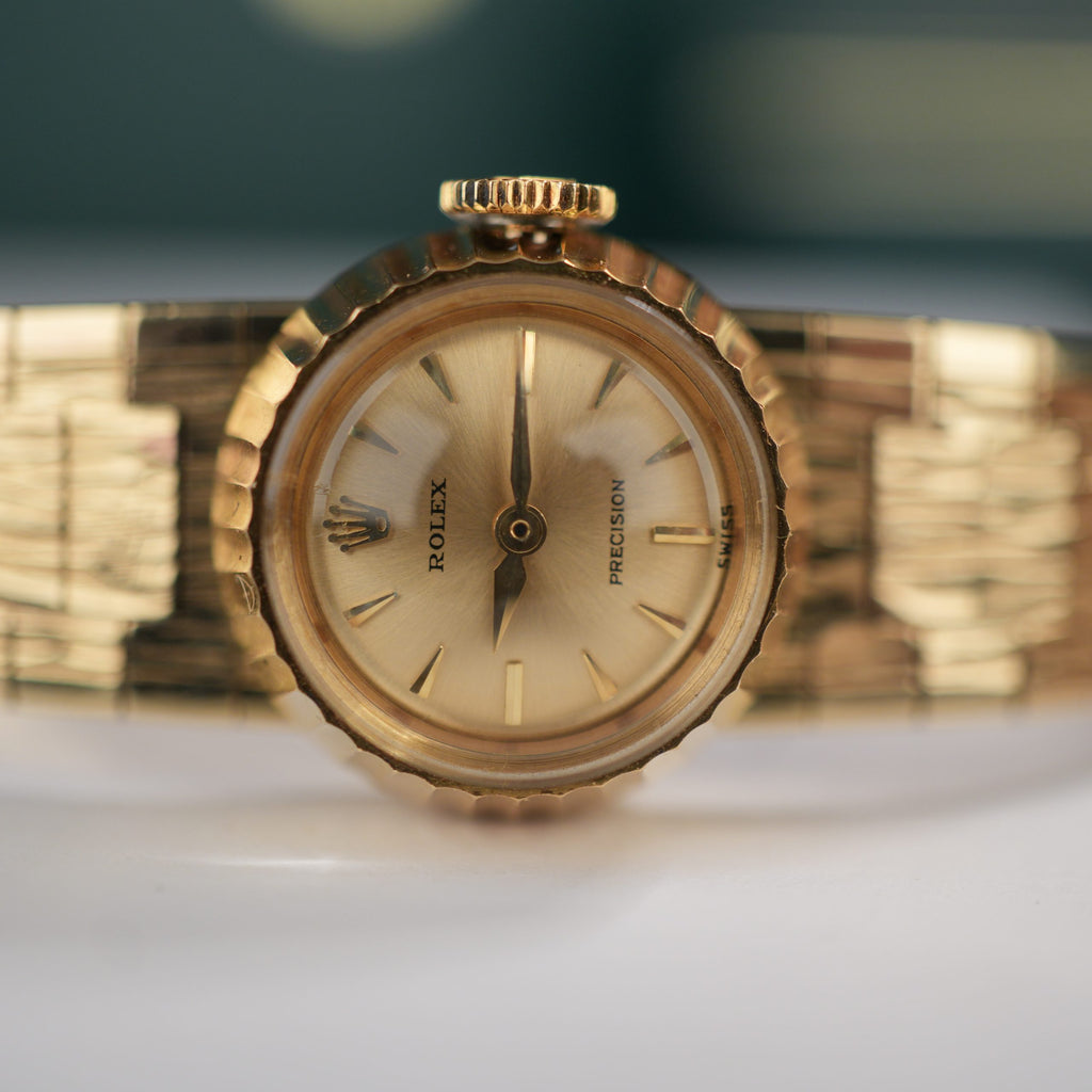 1961 Rolex 8789 Ladies Cocktail Watch 18K Solid Gold Mint condition with Box