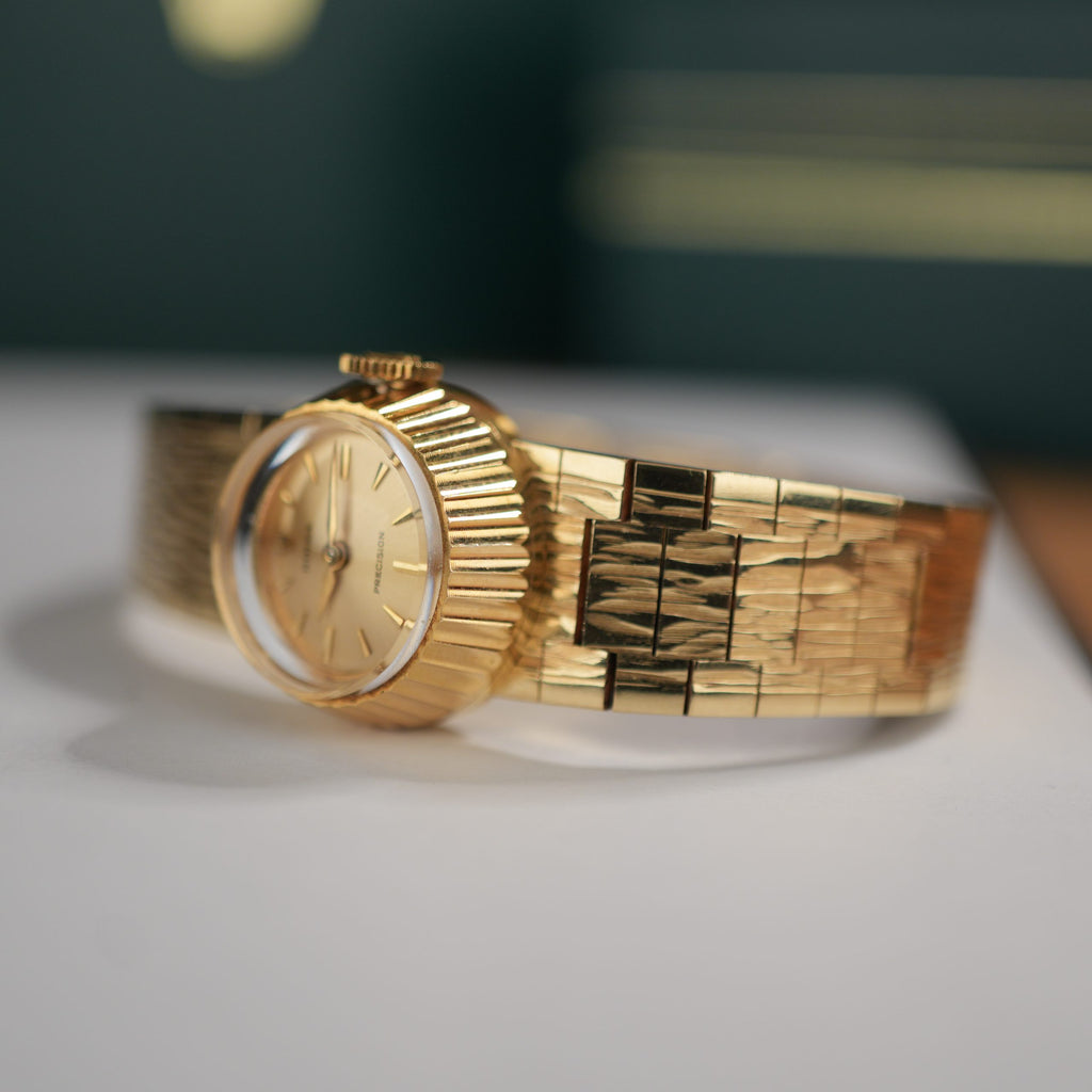 1961 Rolex 8789 Ladies Cocktail Watch 18K Solid Gold Mint condition with Box
