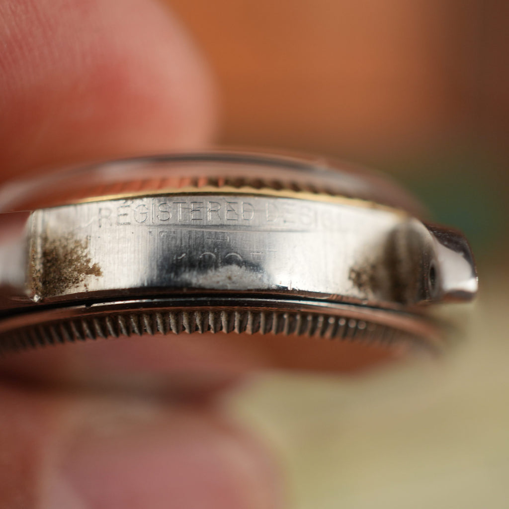 1962 Rolex Oyster Perpetual 1005 Steel and Gold with Original Chronometer Certificate Box and Papers