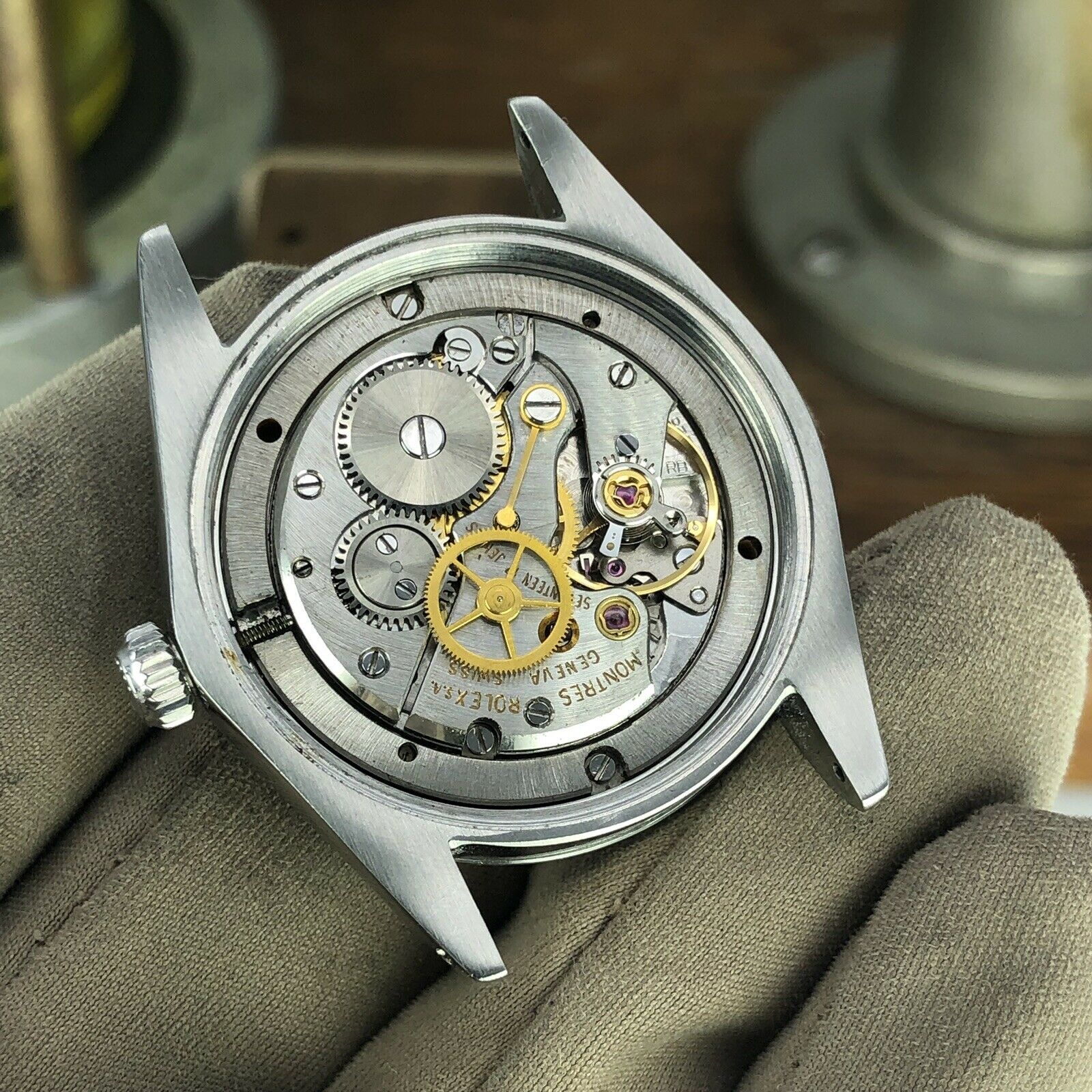 1962 Vintage Rolex Oyster Date Precision 6694 Original Dial & Hands