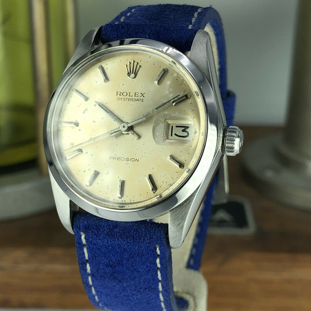 1962 Vintage Rolex Oyster Date Precision 6694 Original Dial & Hands