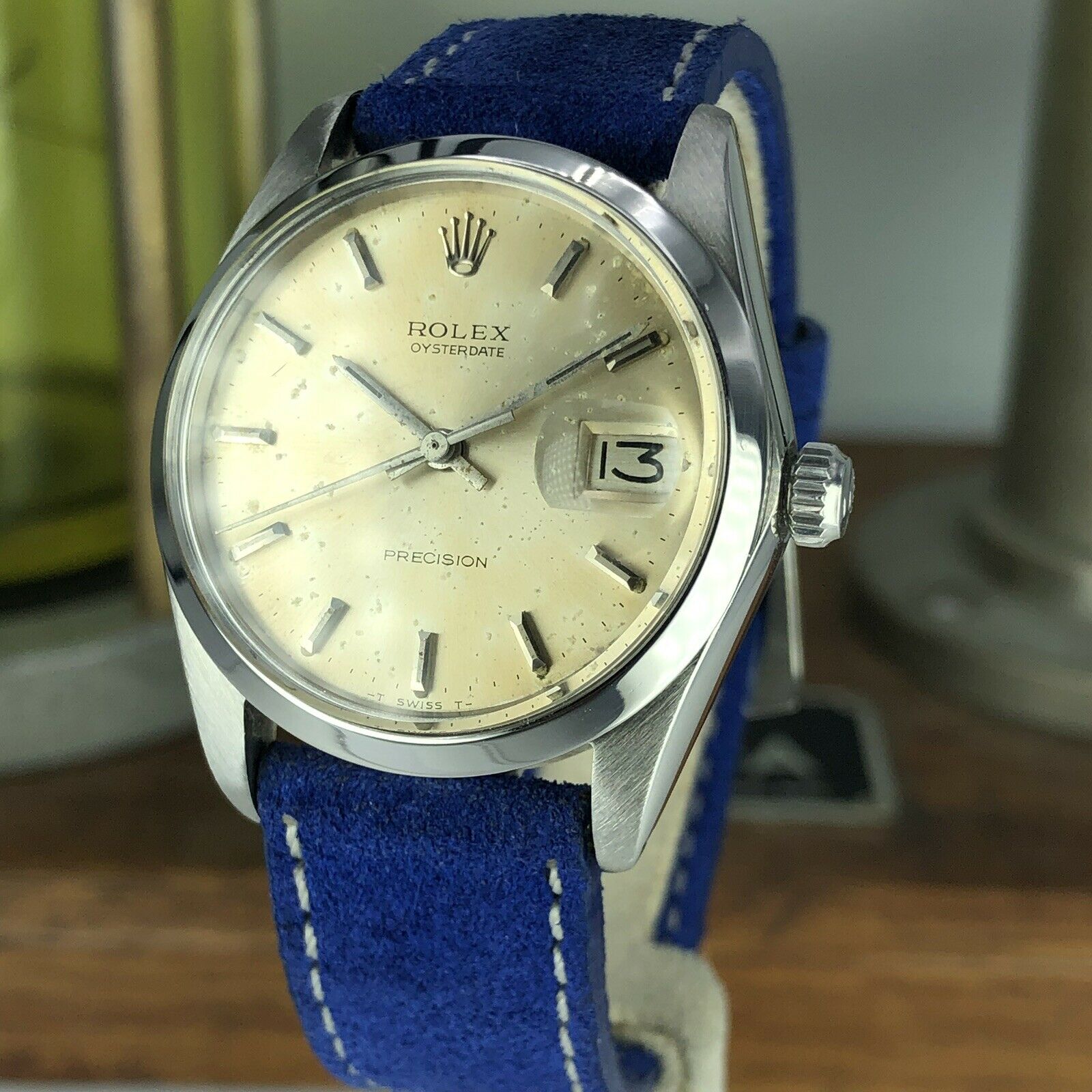 1962 Vintage Rolex Oyster Date Precision 6694 Original Dial & Hands