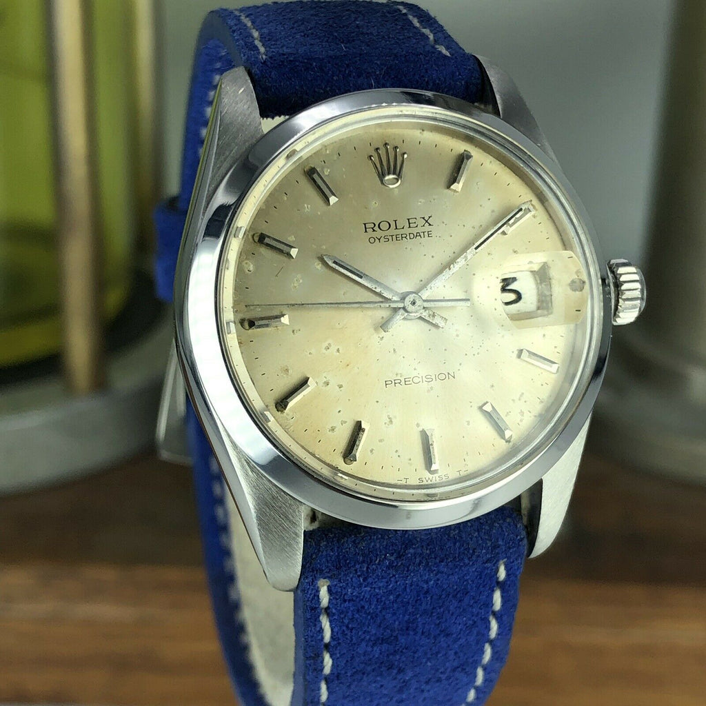 1962 Vintage Rolex Oyster Date Precision 6694 Original Dial & Hands
