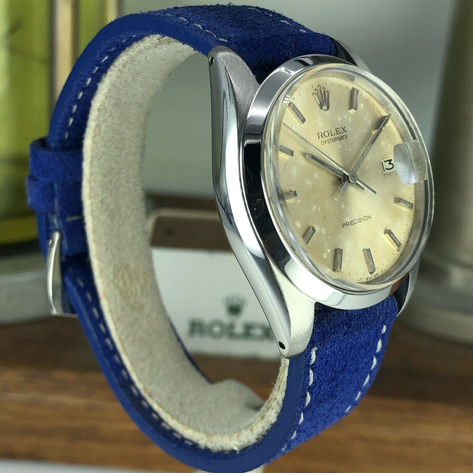 1962 Vintage Rolex Oyster Date Precision 6694 Original Dial & Hands