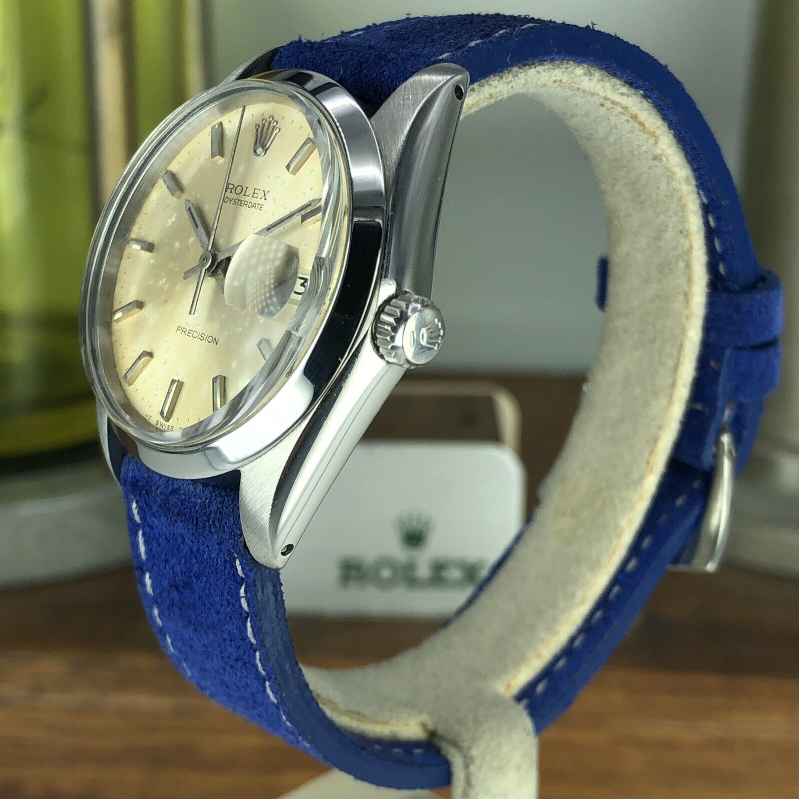 1962 Vintage Rolex Oyster Date Precision 6694 Original Dial & Hands