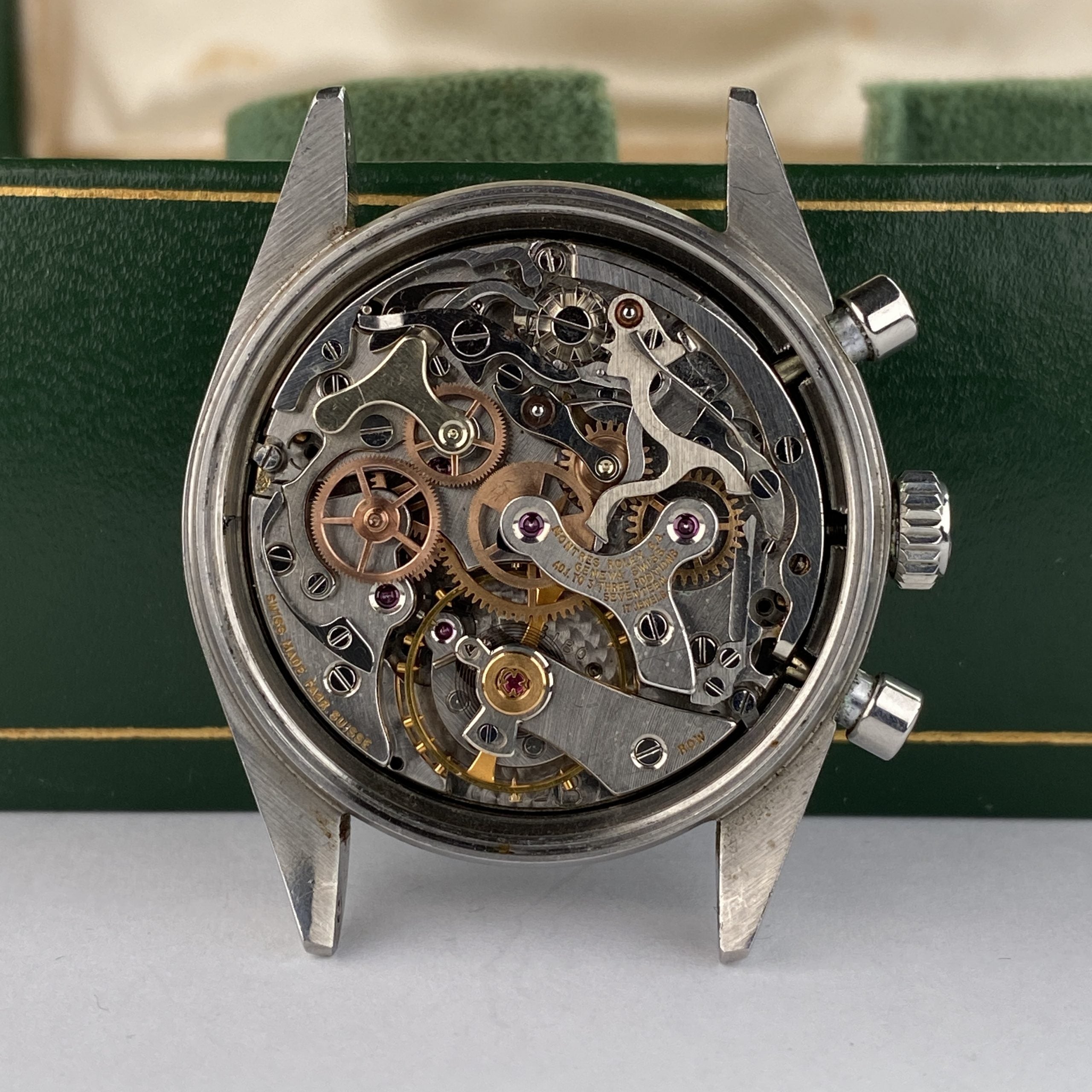 1963 Rolex Chronograph Pre Daytona 6238 Silver Dial Unpolished