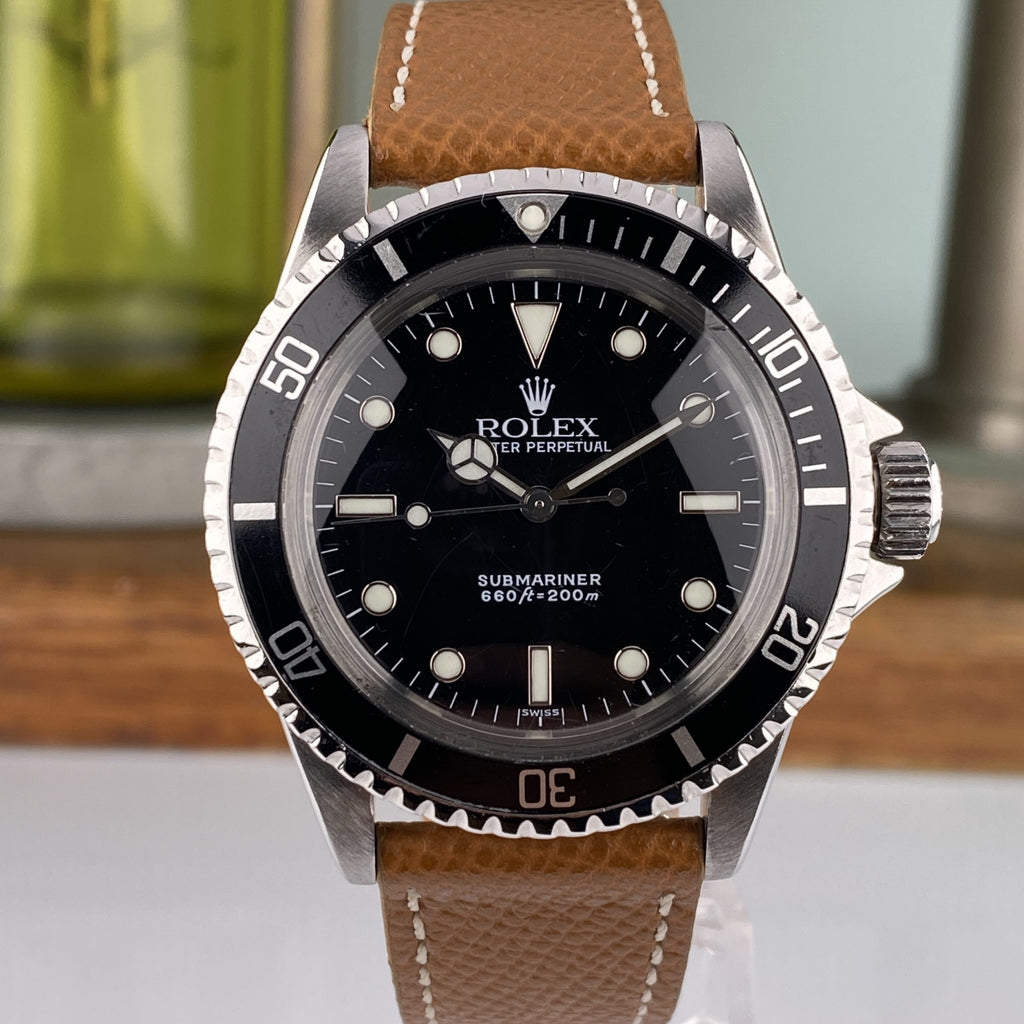 1963 Rolex Submariner 5513 Pointed Crown Guards PCG Service Dial