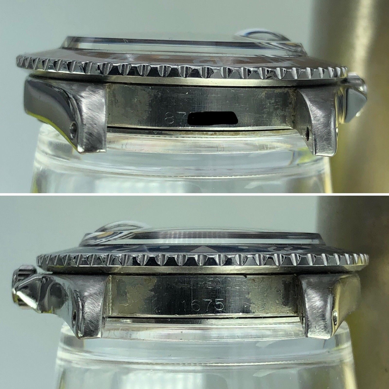 1963 Vintage Rolex GMT Master 1675 Gilt Radial Underline Swiss Only Dial PCG