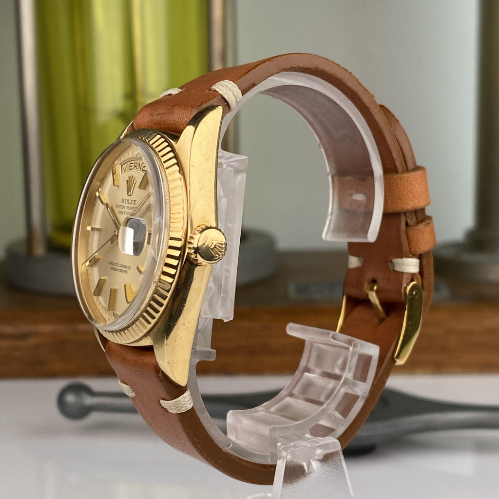 1964 Rolex Day-Date 1803 President 18k Yellow Gold Dial with Spanish Day
