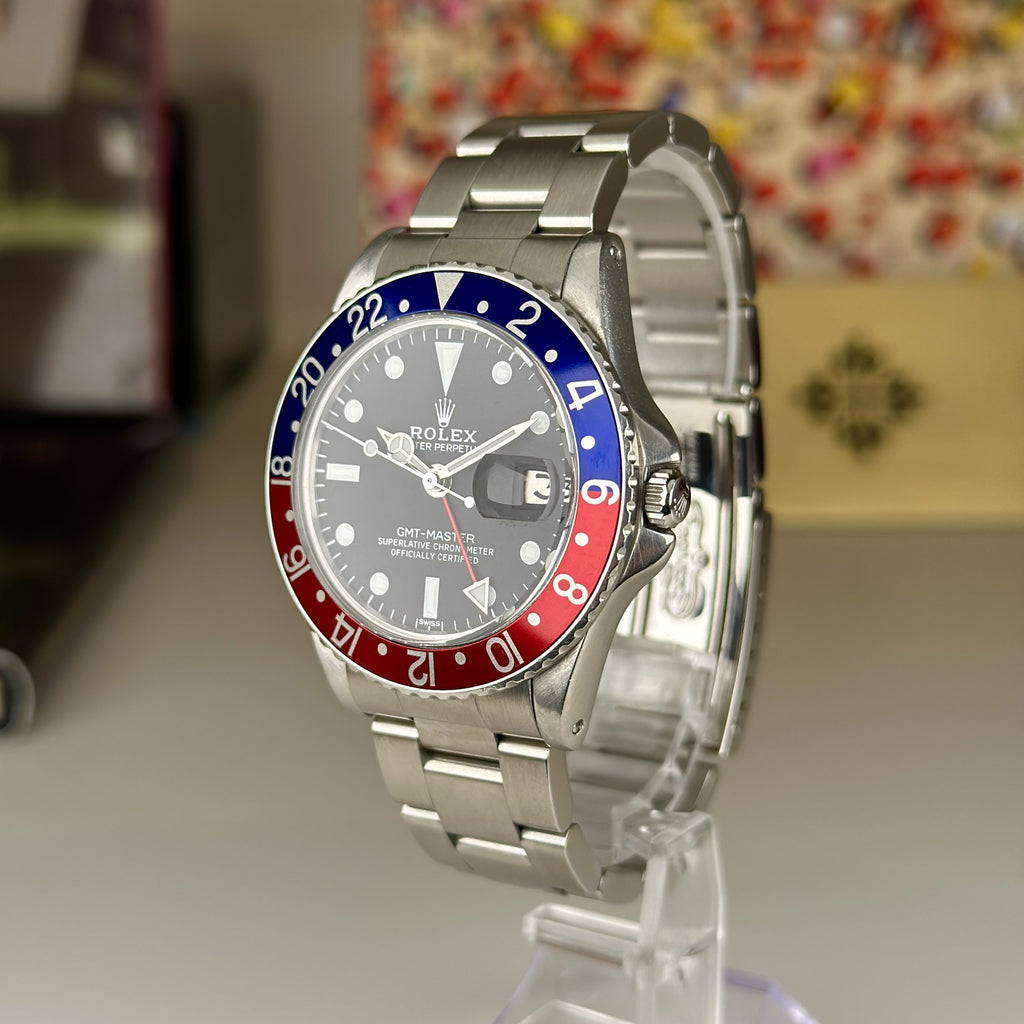 1964 Rolex GMT-Master 1675 Pepsi Completely serviced by Rolex USA in 2023