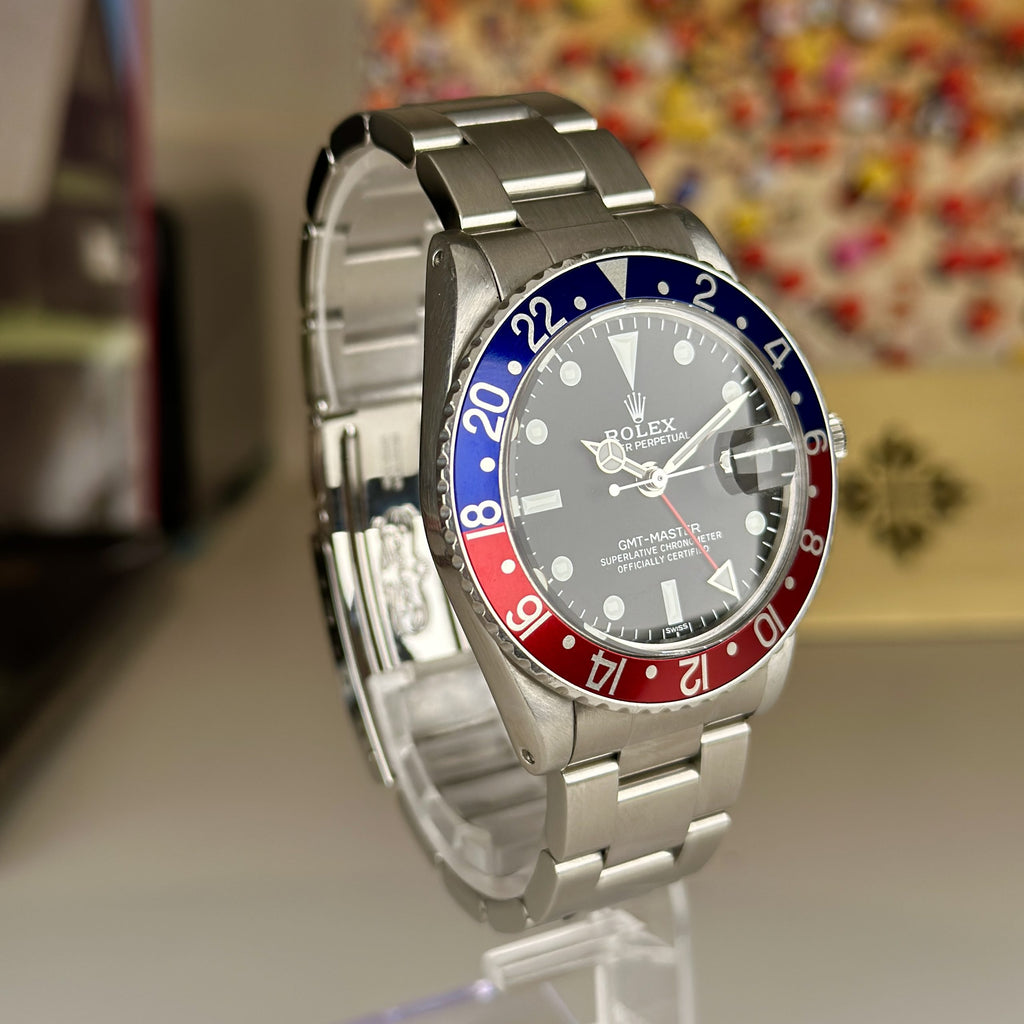 1964 Rolex GMT-Master 1675 Pepsi Completely serviced by Rolex USA in 2023