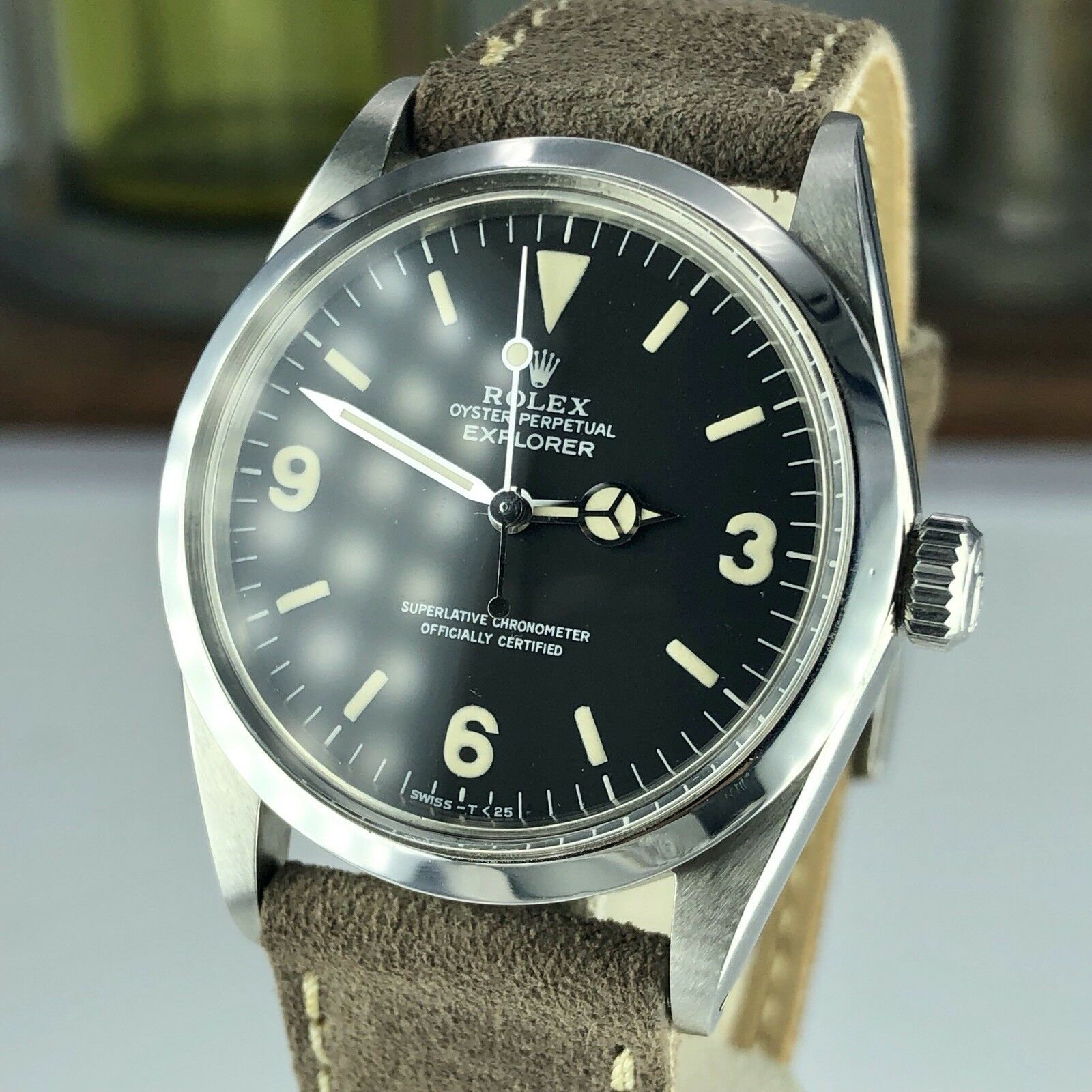 1964 Vintage Rolex Explorer 1016 Creamy Dial