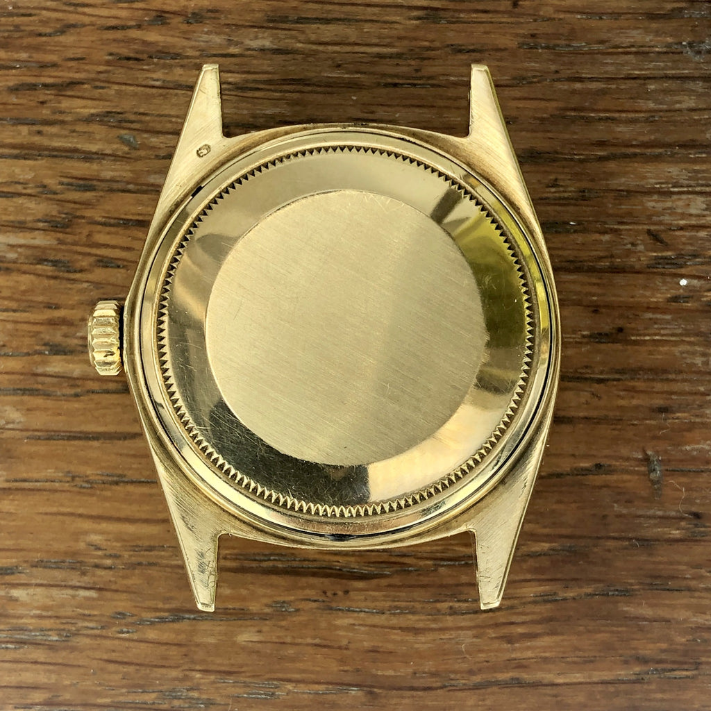 1965 Vintage Rolex Datejust 1601 Rare 14k Solid Gold With Roman Swiss Only Dial