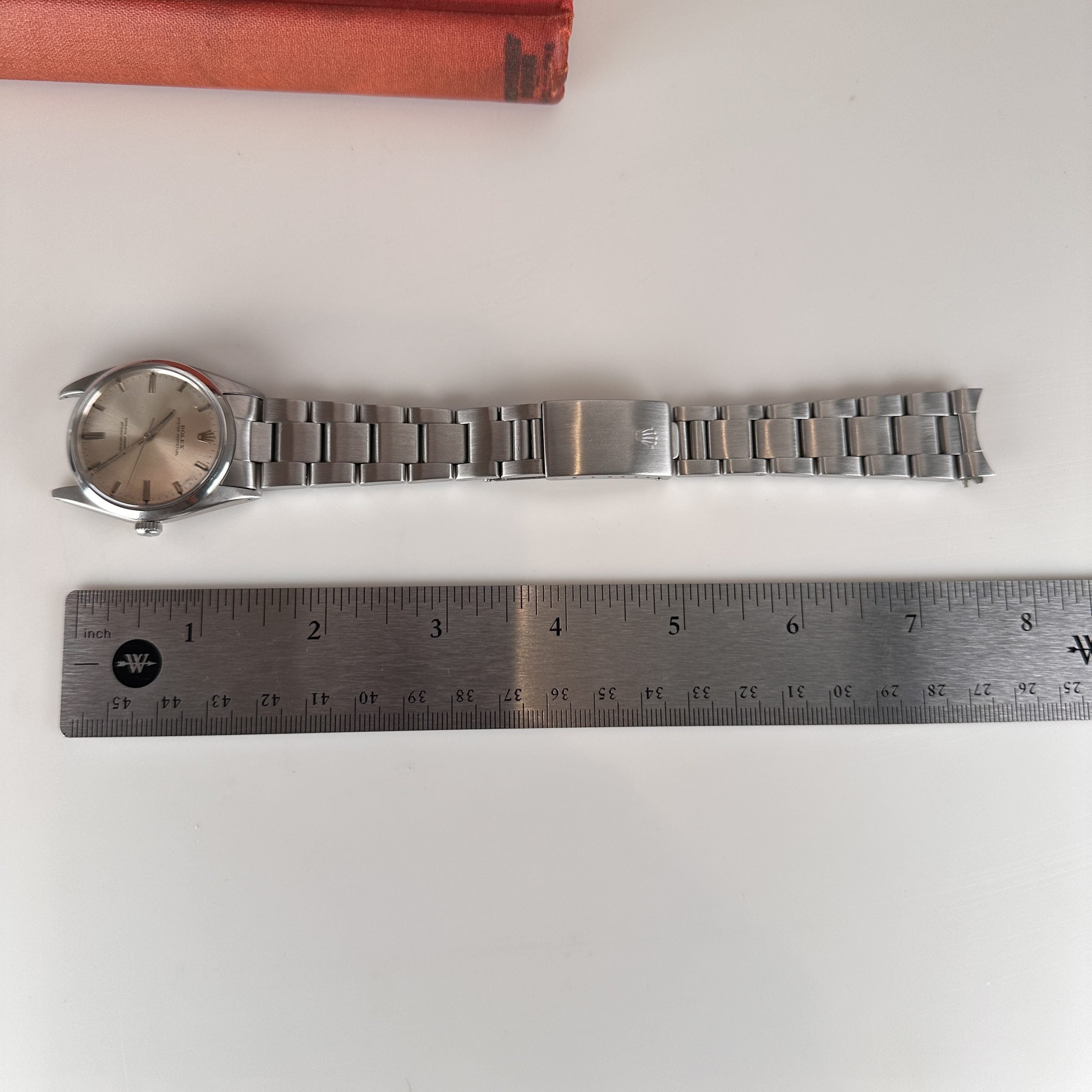 1966 Rolex Oyster Perpetual 1018 Silver Dial 36mm on Oyster bracelet
