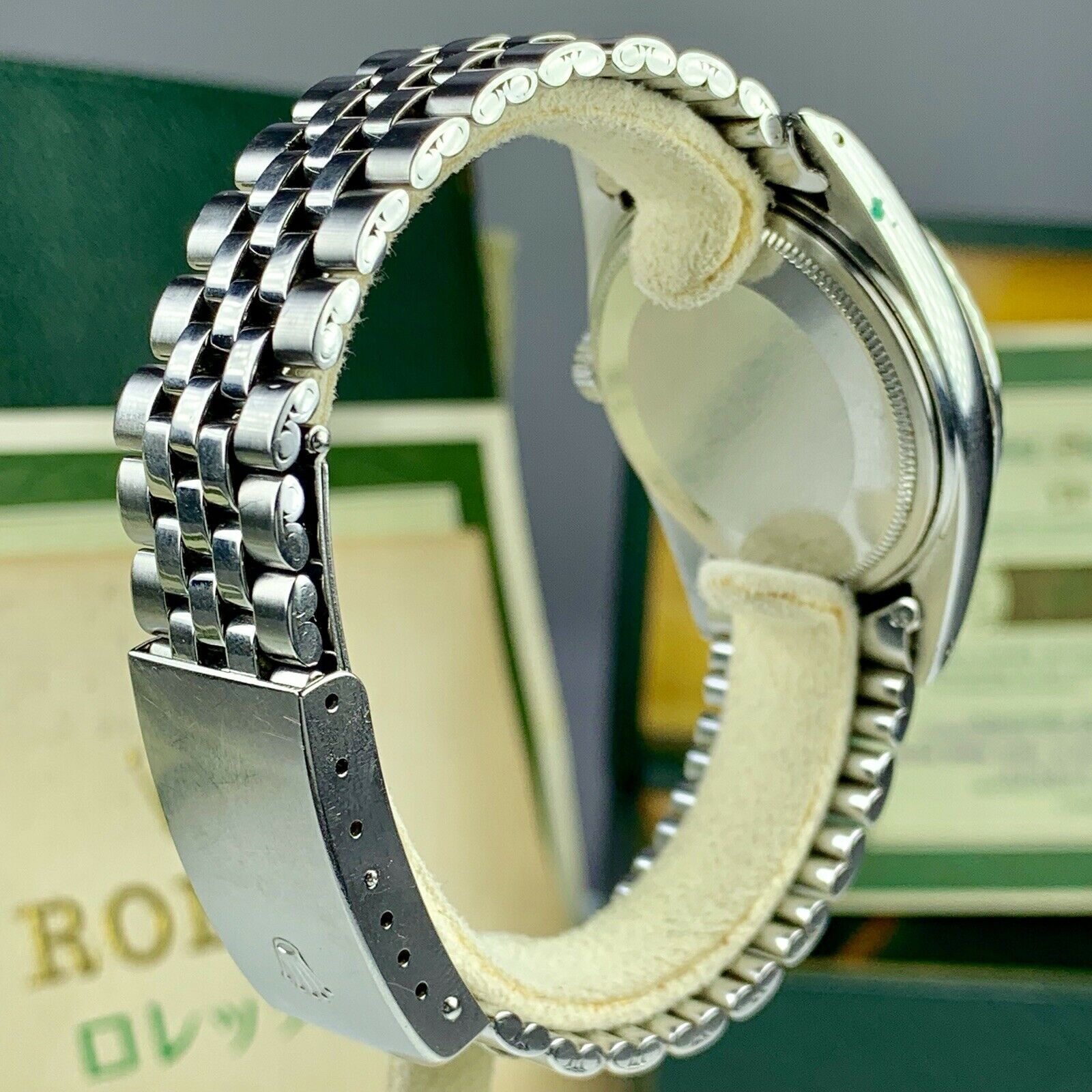 1966 Vintage Rolex Datejust 1603 Silver Dial W/ Box & Papers Full Service Papers