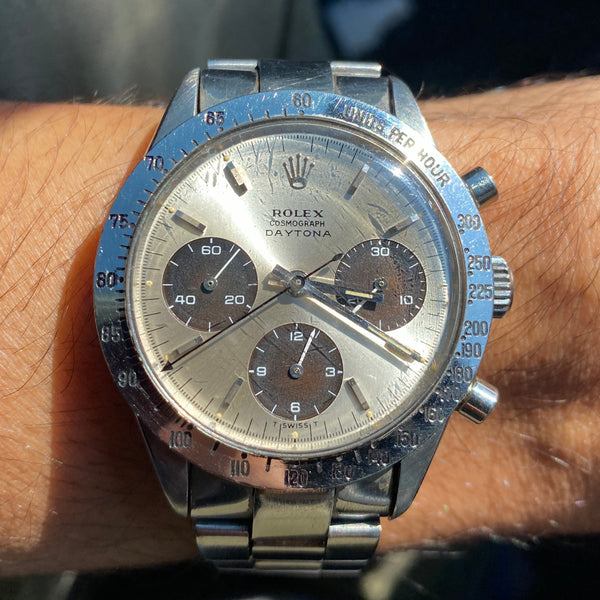 1967 Rolex Daytona 6239 Tropical Brown Sub Dials with Original Box & Papers