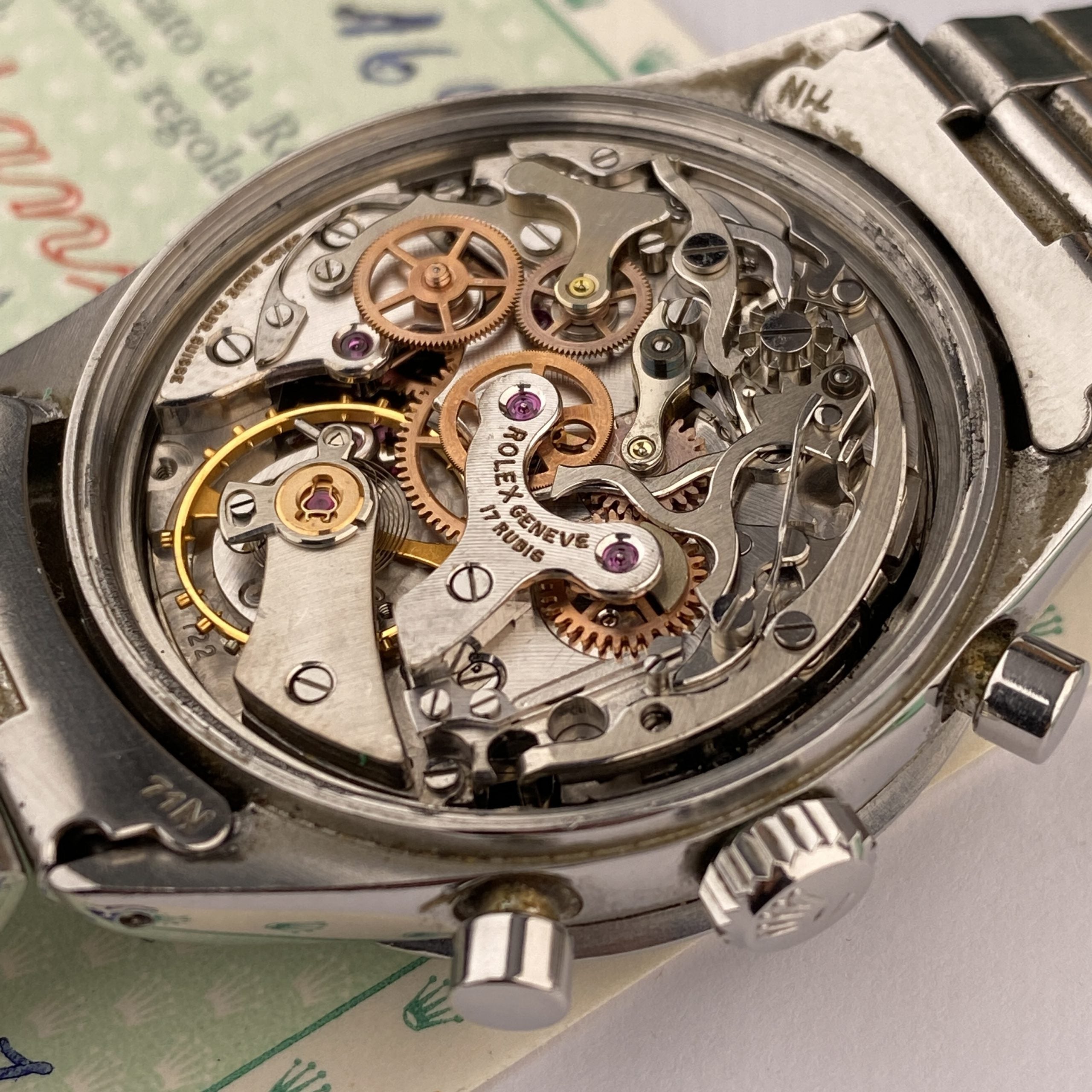 1967 Rolex Daytona 6239 Tropical Brown Sub Dials with Original Box & Papers