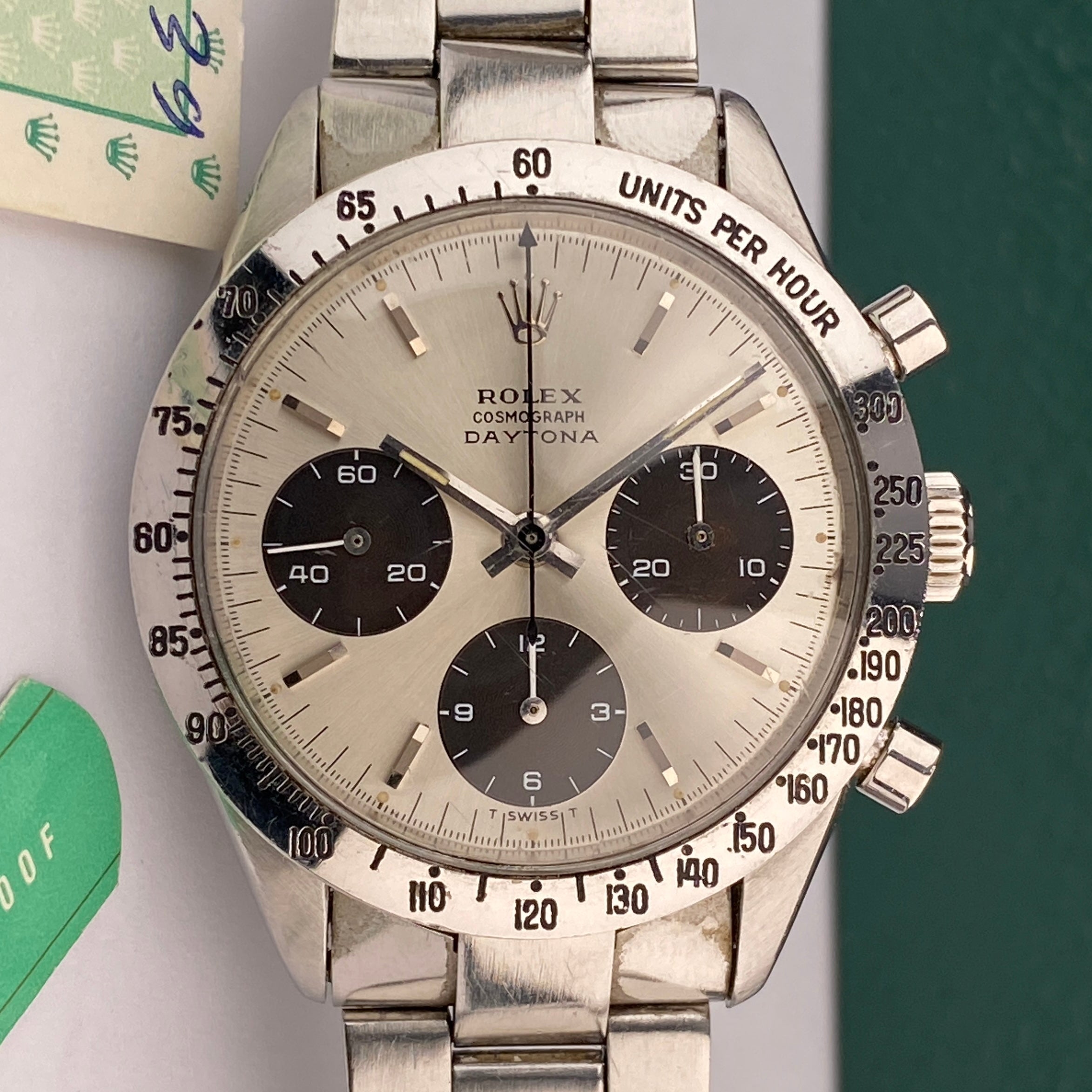 1967 Rolex Daytona 6239 Tropical Brown Sub Dials with Original Box & Papers