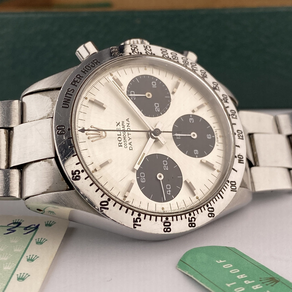 1967 Rolex Daytona 6239 Tropical Brown Sub Dials with Original Box & Papers