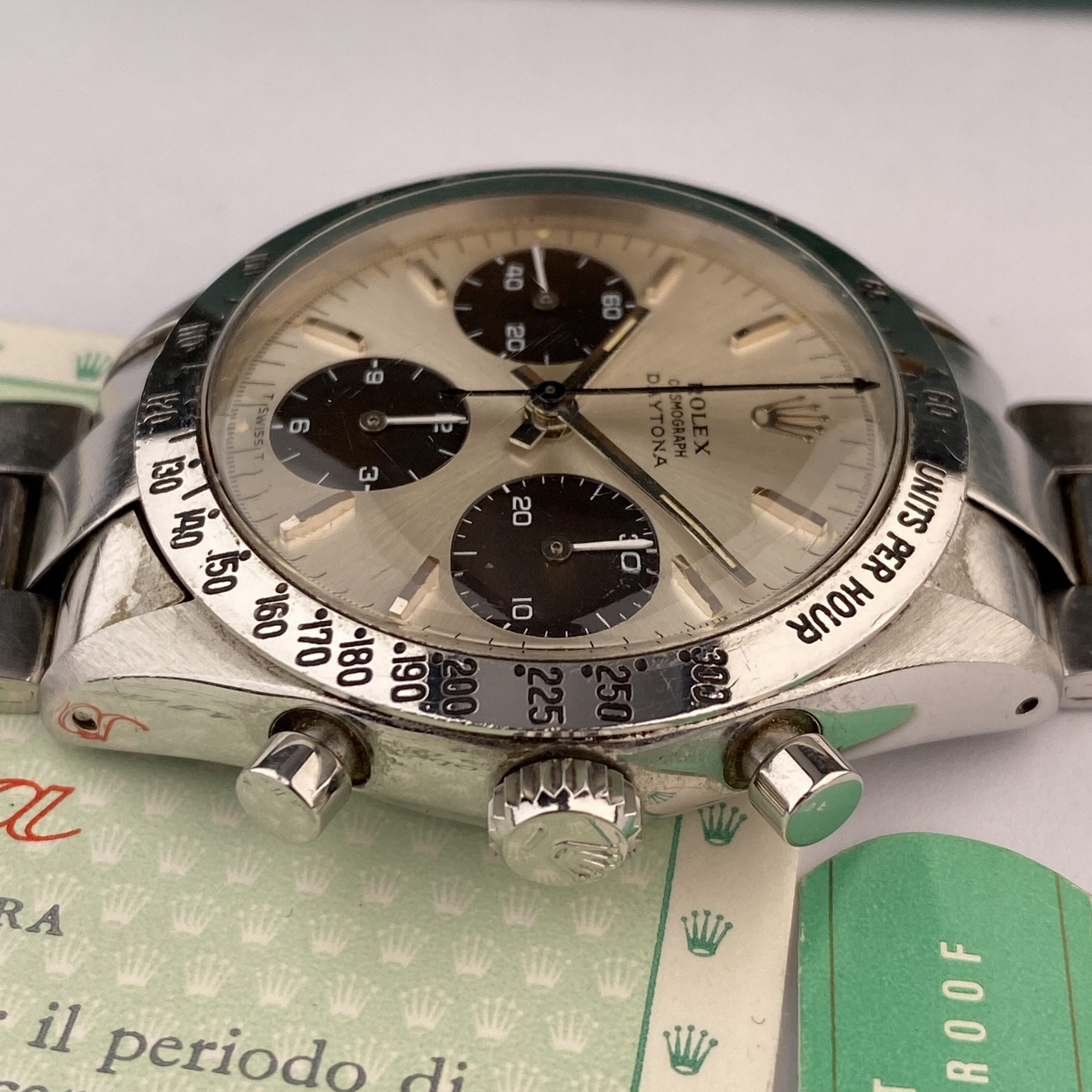 1967 Rolex Daytona 6239 Tropical Brown Sub Dials with Original Box & Papers