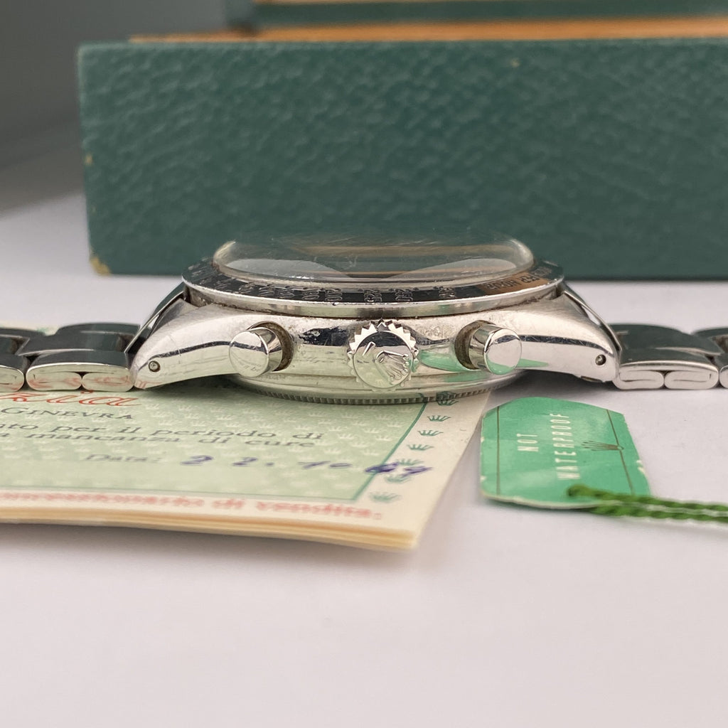 1967 Rolex Daytona 6239 Tropical Brown Sub Dials with Original Box & Papers