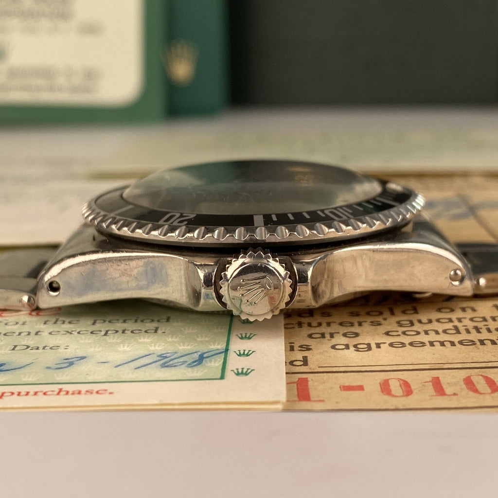 1967 Rolex Submariner 5513 Meter First Dial Extra Complete Set Box and Papers Collector Set