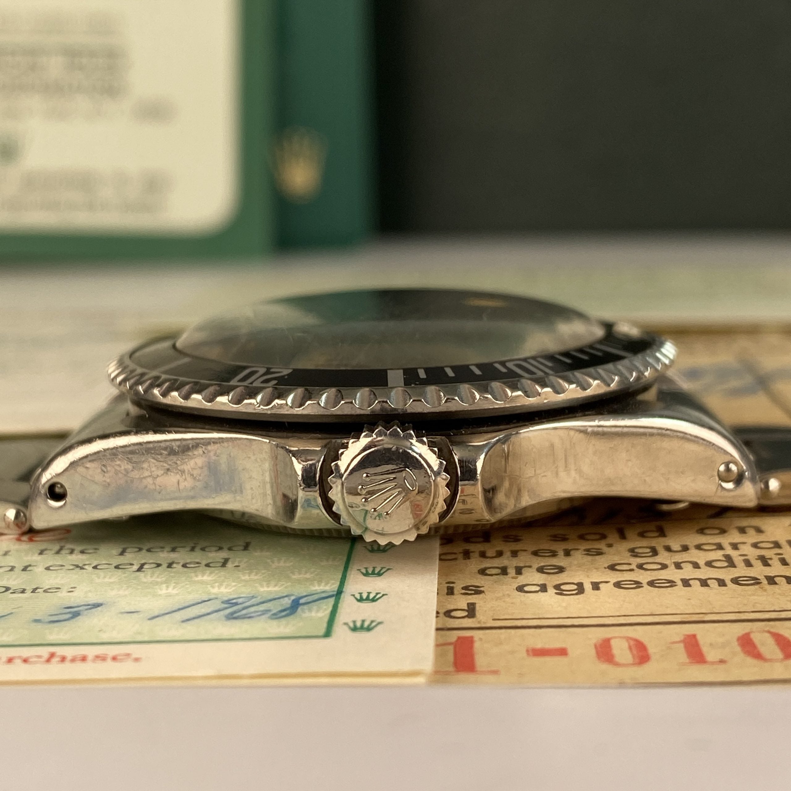 1967 Rolex Submariner 5513 Meter First Dial Extra Complete Set Box and Papers Collector Set