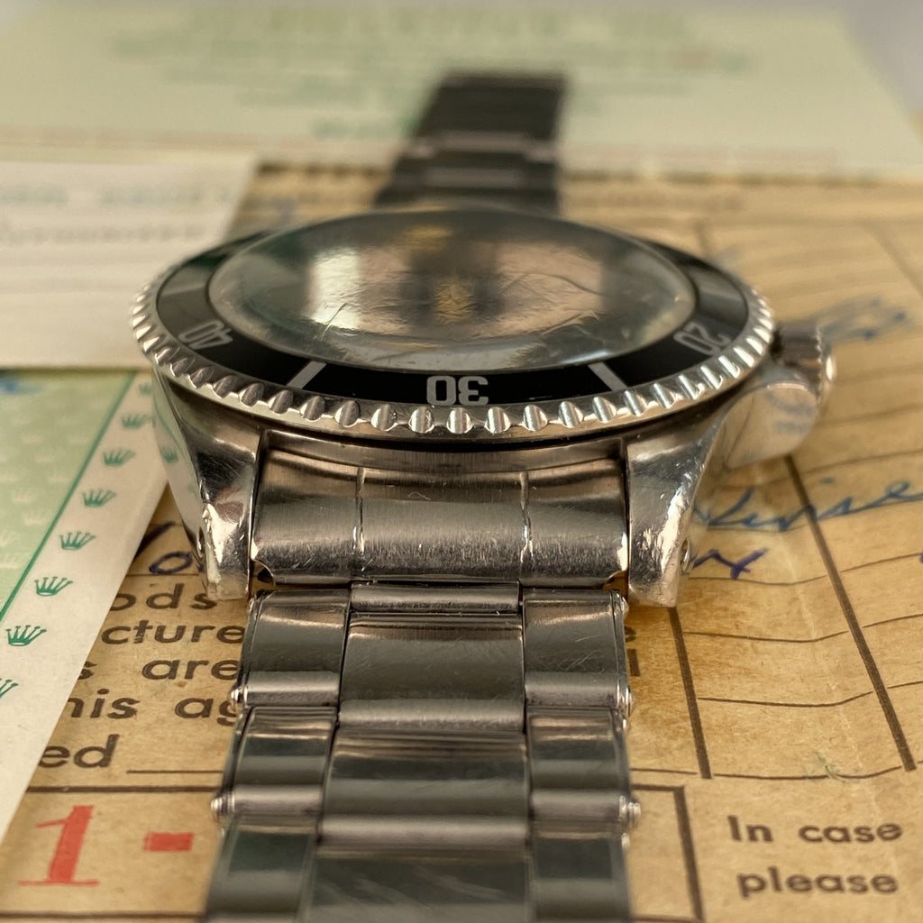 1967 Rolex Submariner 5513 Meter First Dial Extra Complete Set Box and Papers Collector Set