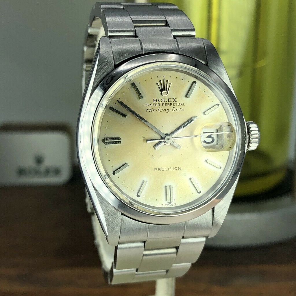 1968 Vintage Rolex Air king Date Ref 5700 Tropical Dial
