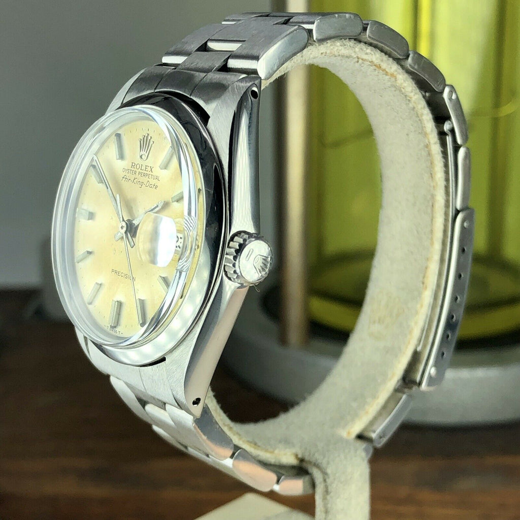 1968 Vintage Rolex Air king Date Ref 5700 Tropical Dial
