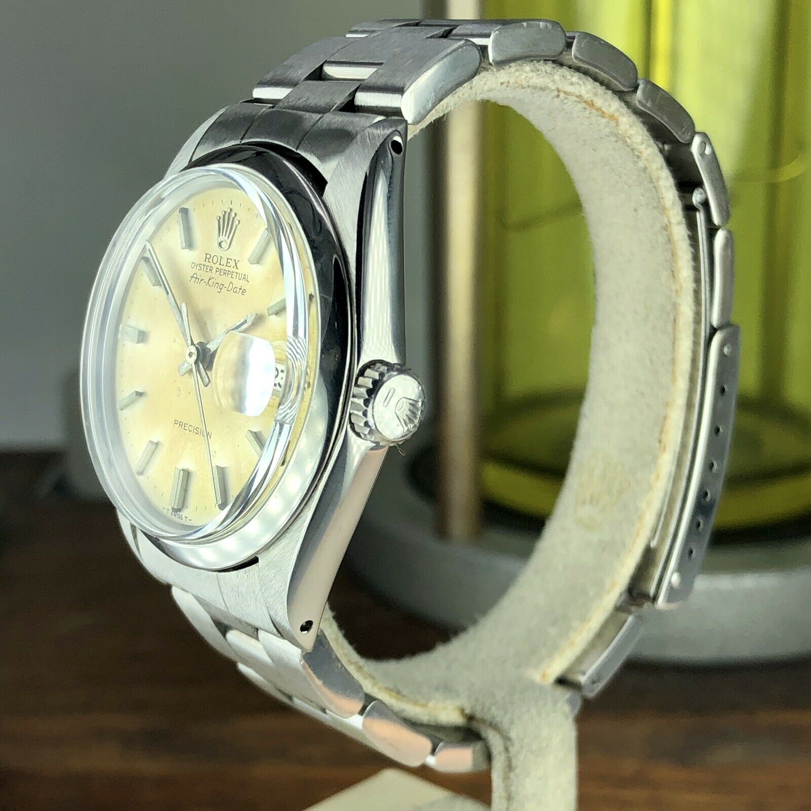 1968 Vintage Rolex Air king Date Ref 5700 Tropical Dial