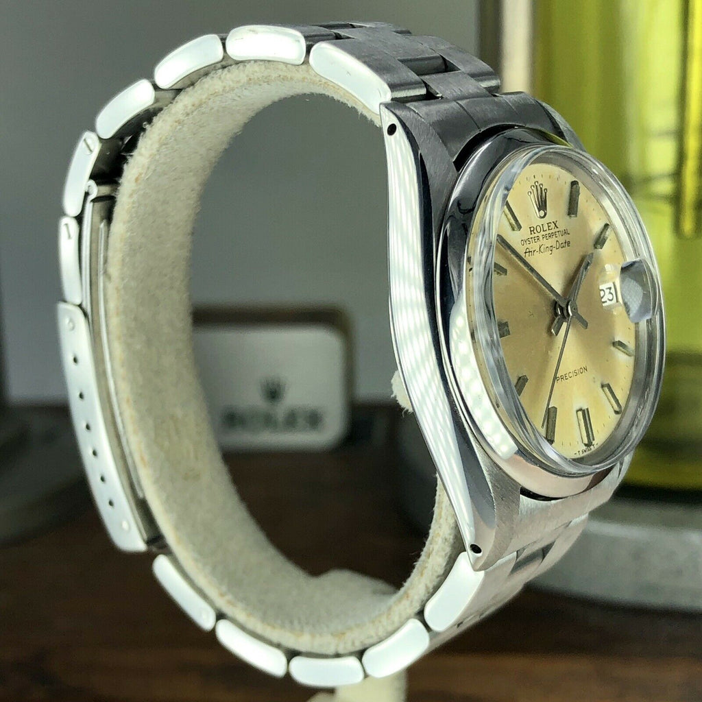 1968 Vintage Rolex Air king Date Ref 5700 Tropical Dial