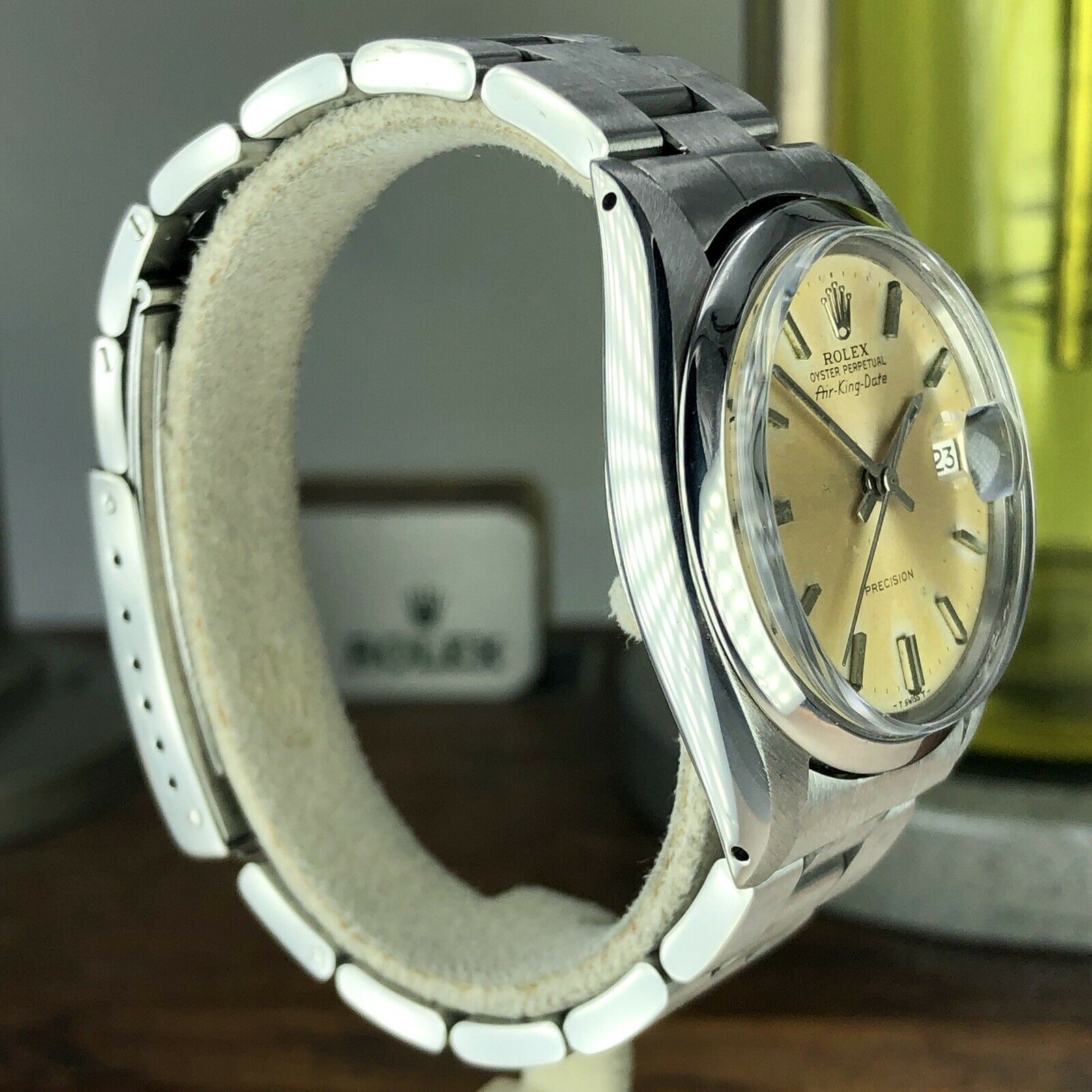 1968 Vintage Rolex Air king Date Ref 5700 Tropical Dial