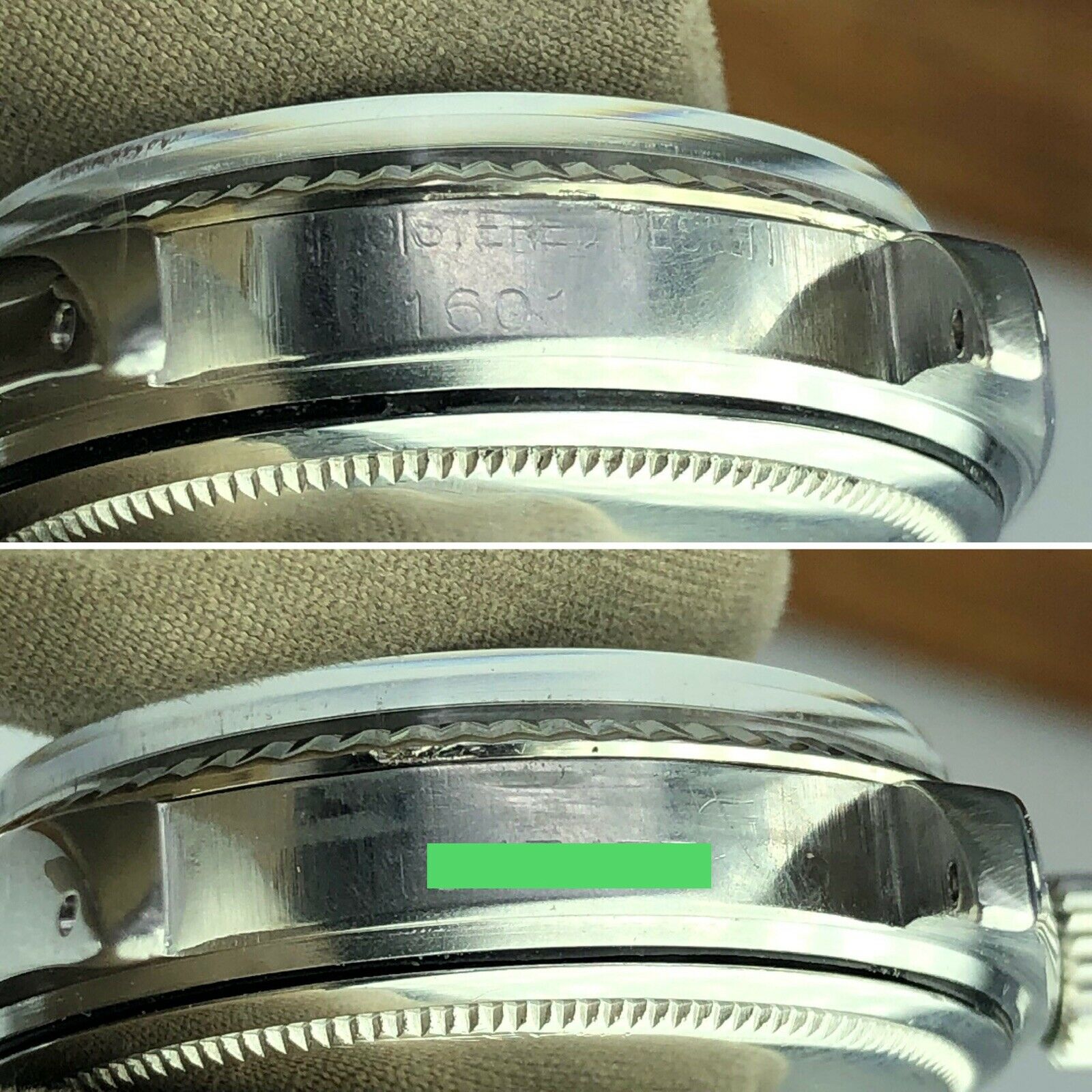 1968 Vintage Rolex Datejust 1601 Swiss Only Original Dial