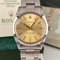 1969 Rolex Oyster Perpetual 1018 Champagne Dial 36mm in Mint Condition Complete Set Box & Papers
