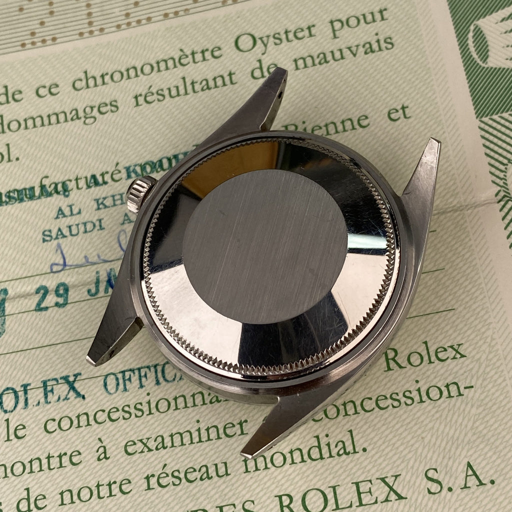 1969 Rolex Oyster Perpetual 1018 Champagne Dial 36mm in Mint Condition Complete Set Box & Papers