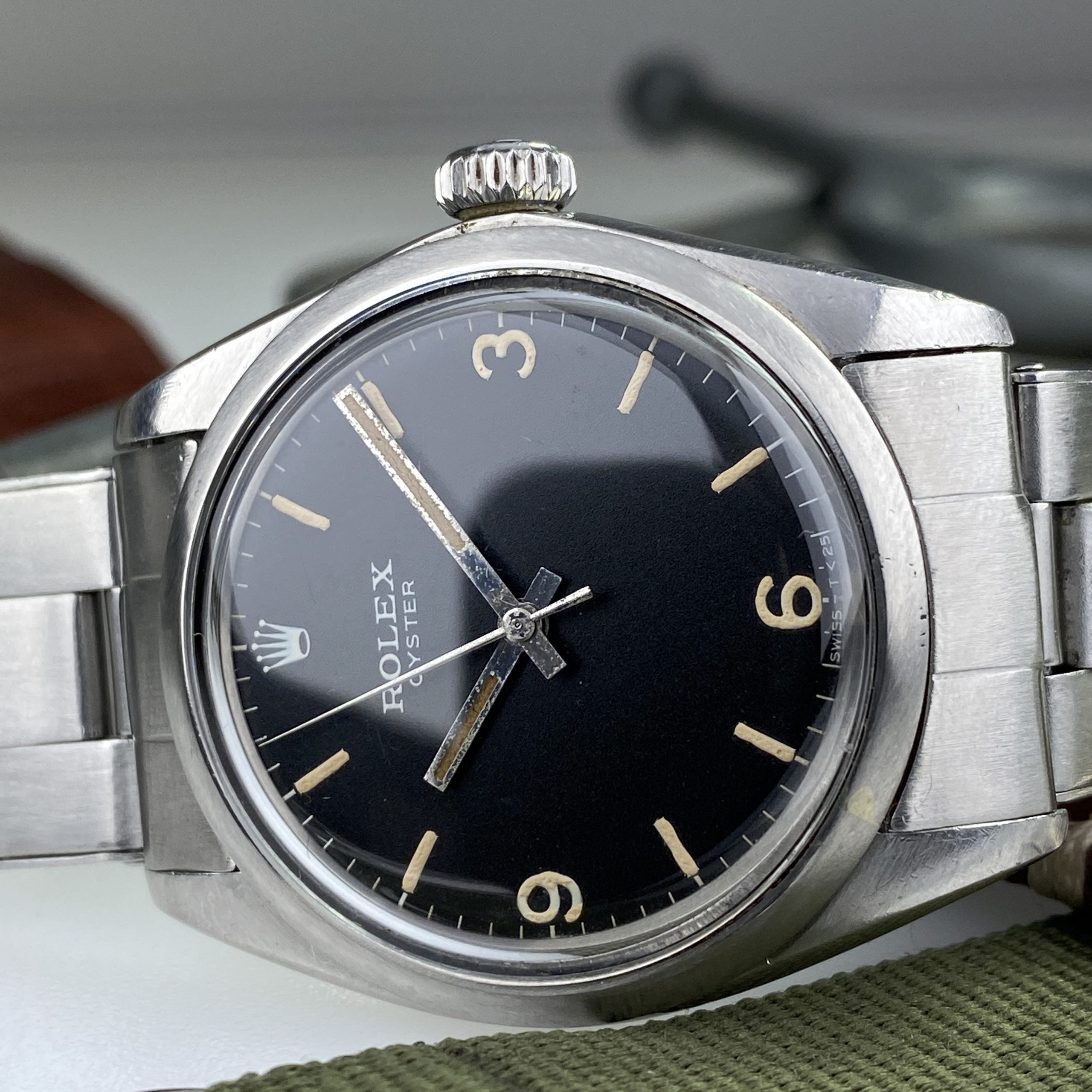 1969 Rolex Oyster Ultra-rare 6429 Commando Unpolished Explorer Dial