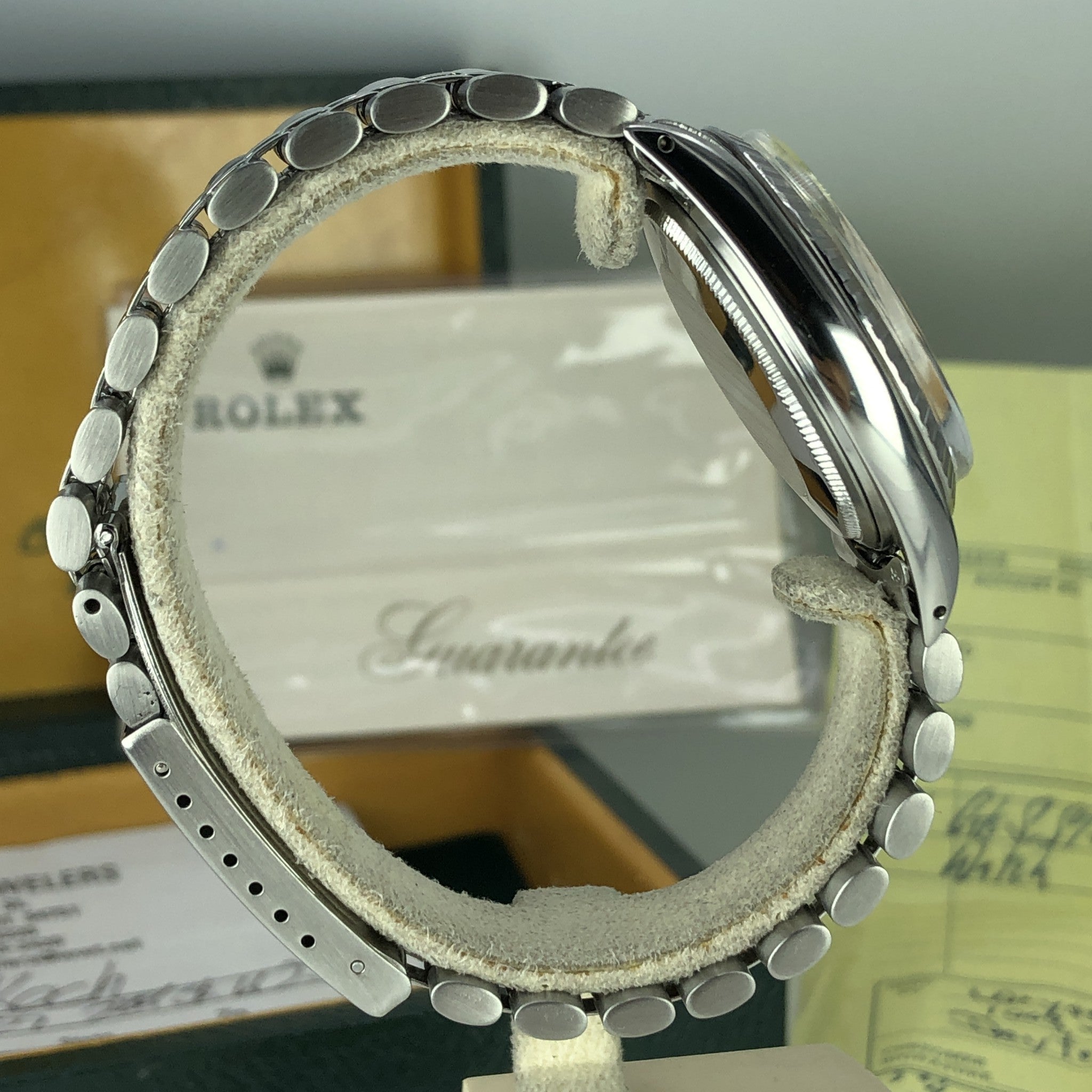 1969 Vintage Rolex Datejust 1603 Silver Dial With Box & Papers Full Set