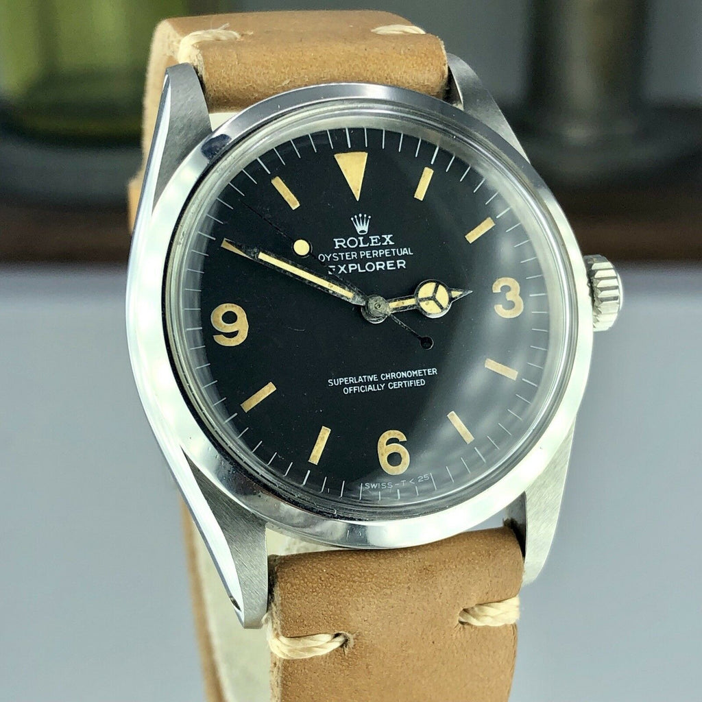 1969 Vintage Rolex Explorer 1016 Heavy Patina Dial