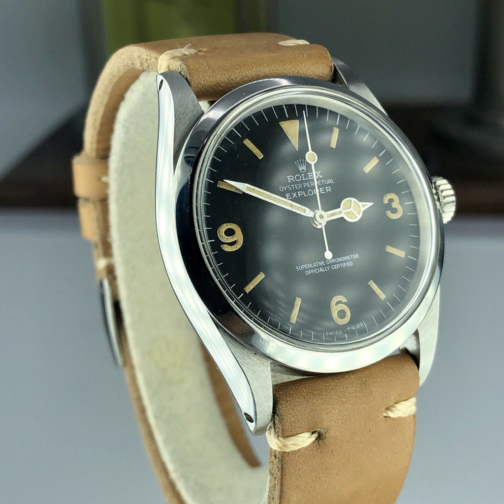1969 Vintage Rolex Explorer 1016 Heavy Patina Dial