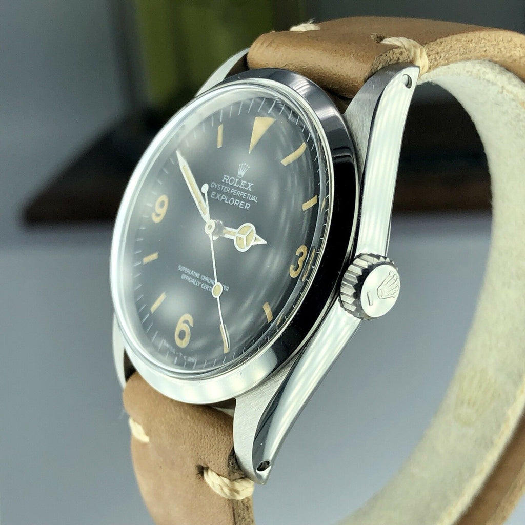 1969 Vintage Rolex Explorer 1016 Heavy Patina Dial