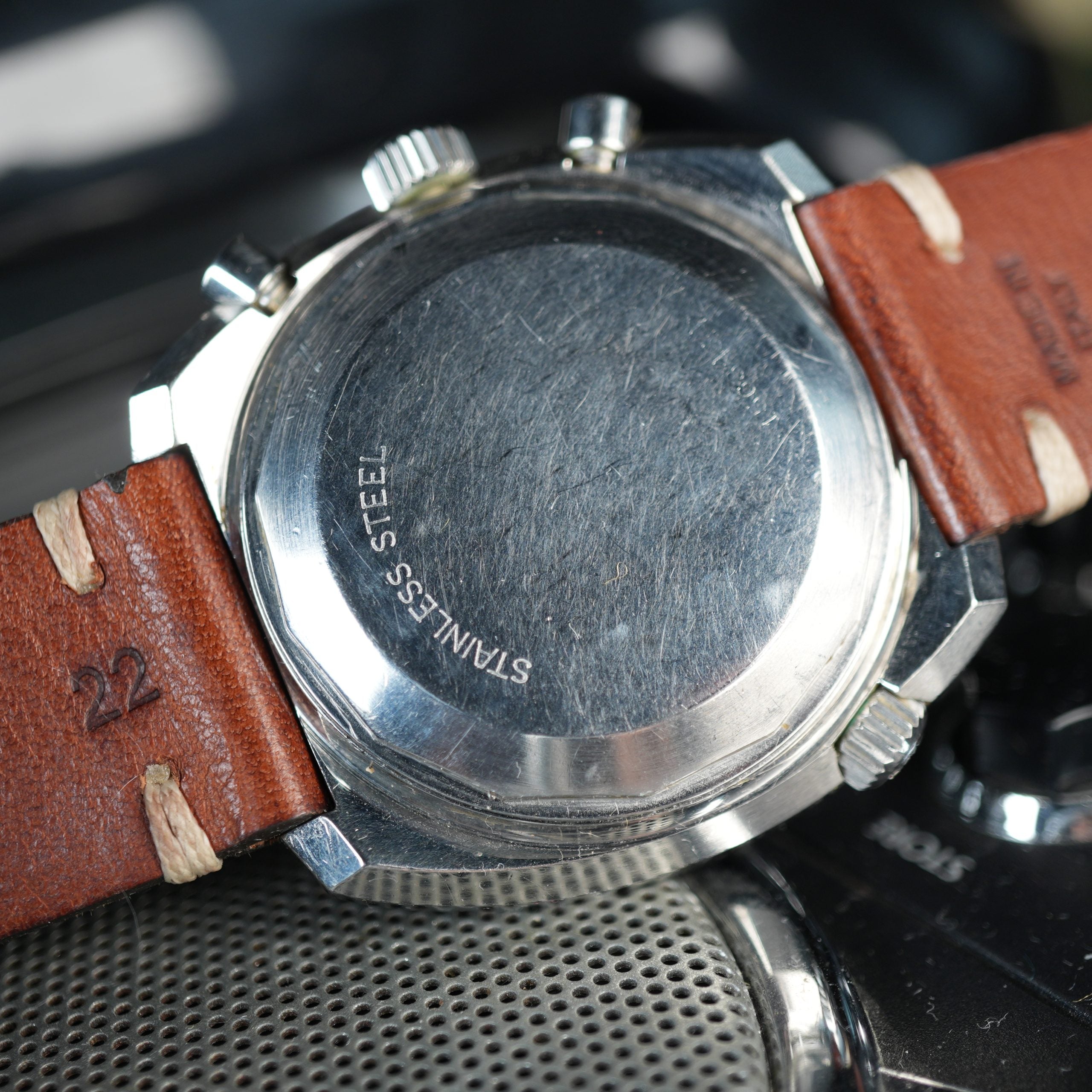 1969 Longines Valjoux 72 Diver Chronograph Ref. 8224 Exotic Dial All Original