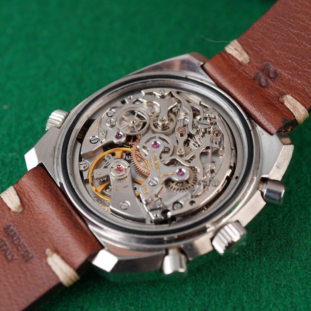 1969 Longines Valjoux 72 Diver Chronograph Ref. 8224 Exotic Dial All Original