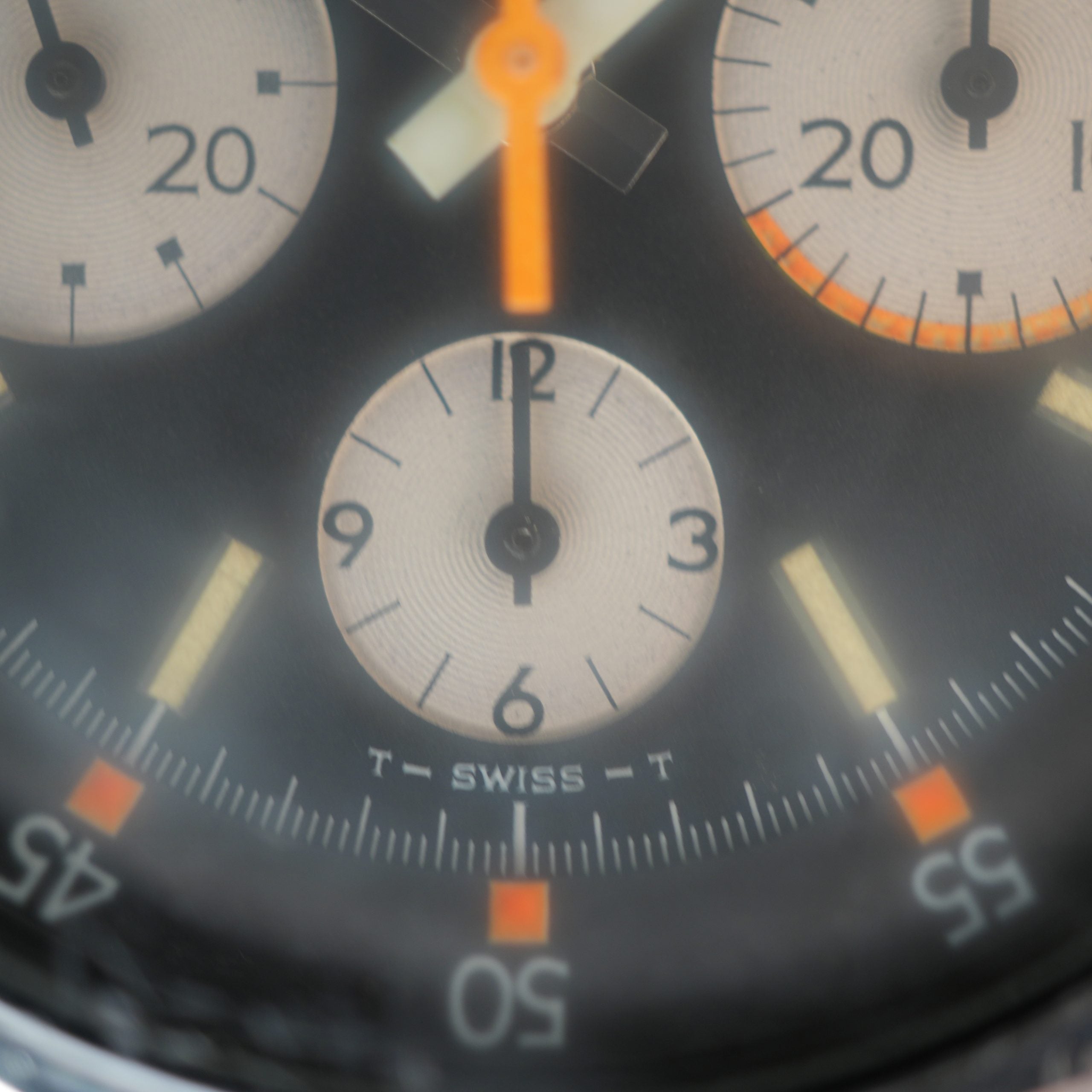 1969 Longines Valjoux 72 Diver Chronograph Ref. 8224 Exotic Dial All Original