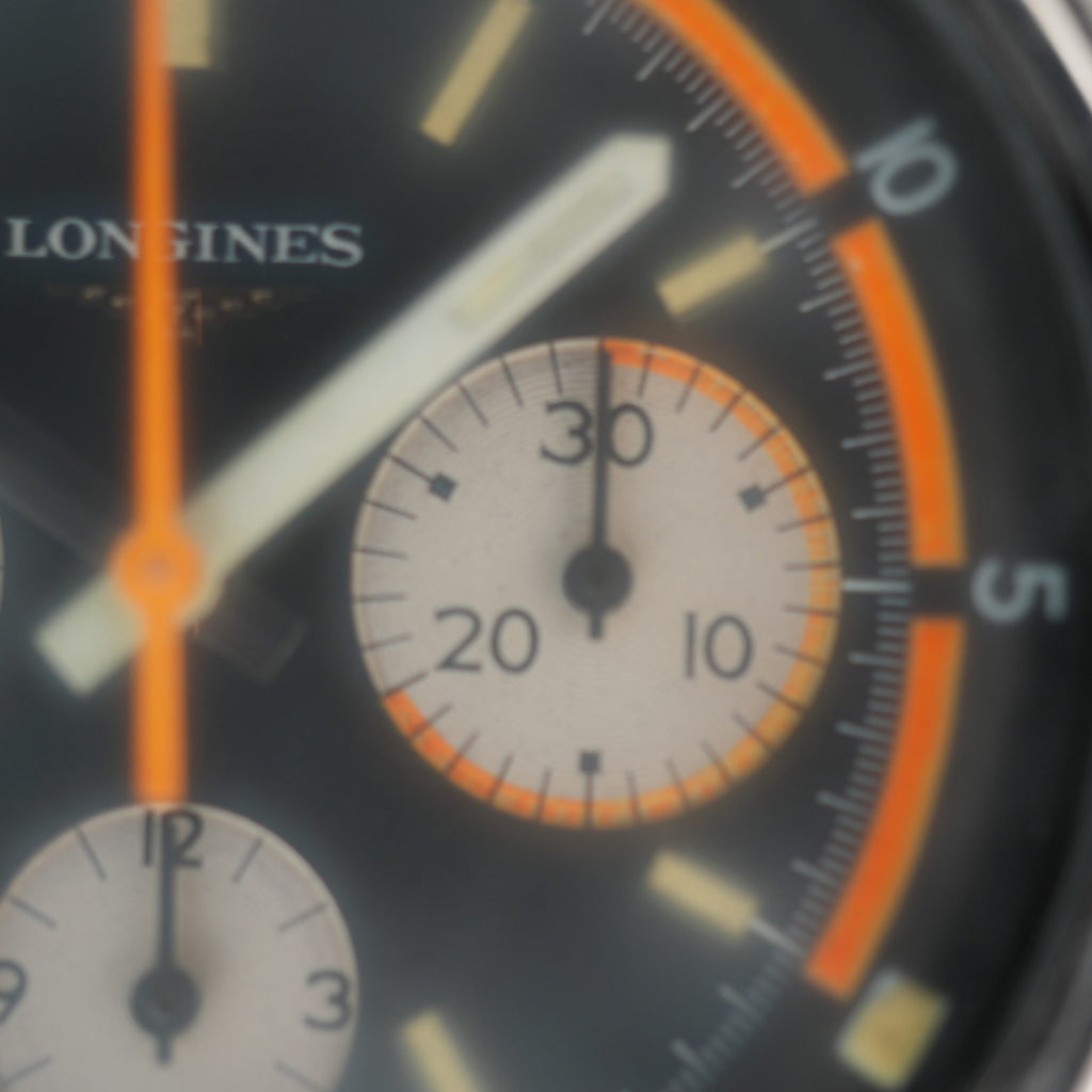 1969 Longines Valjoux 72 Diver Chronograph Ref. 8224 Exotic Dial All Original