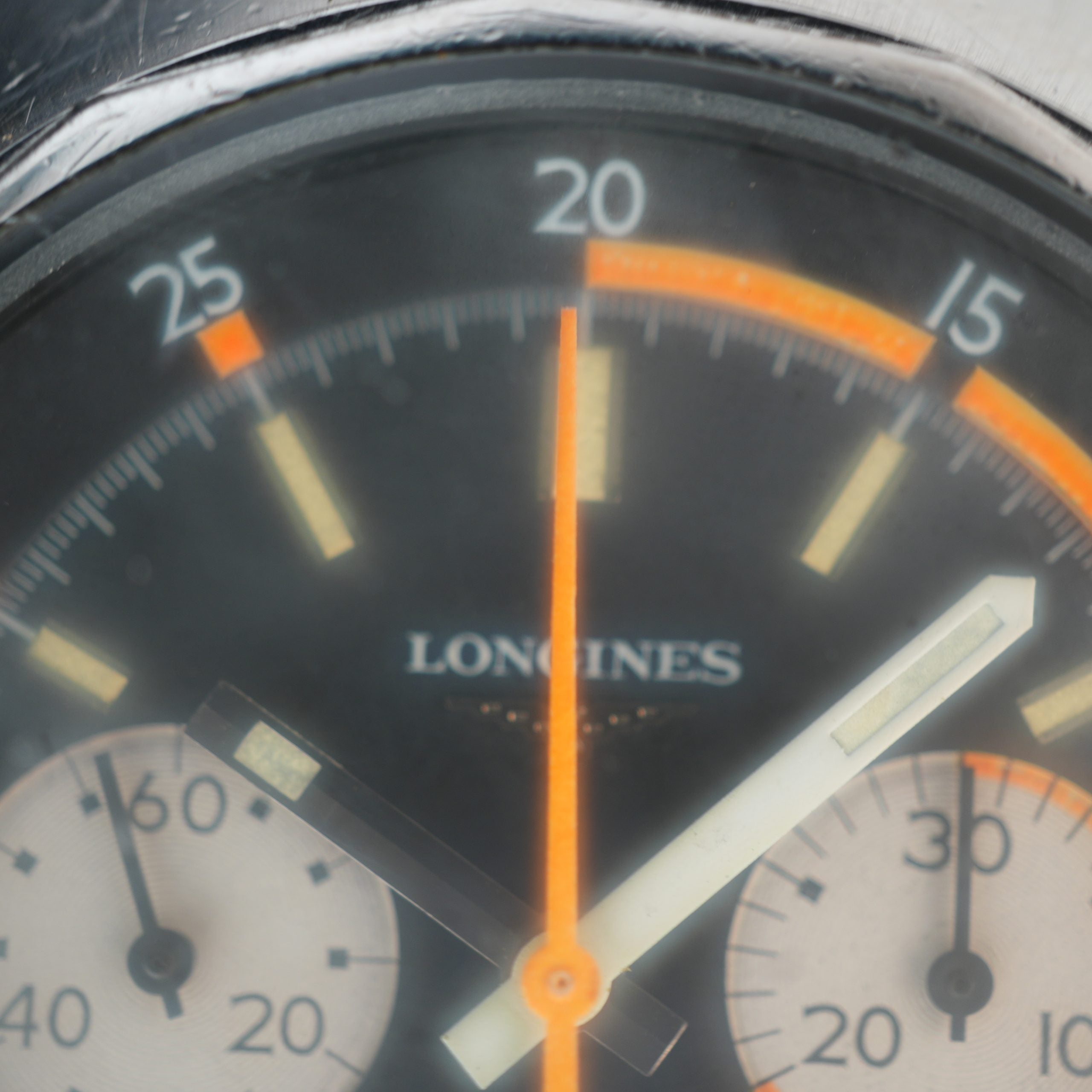 1969 Longines Valjoux 72 Diver Chronograph Ref. 8224 Exotic Dial All Original