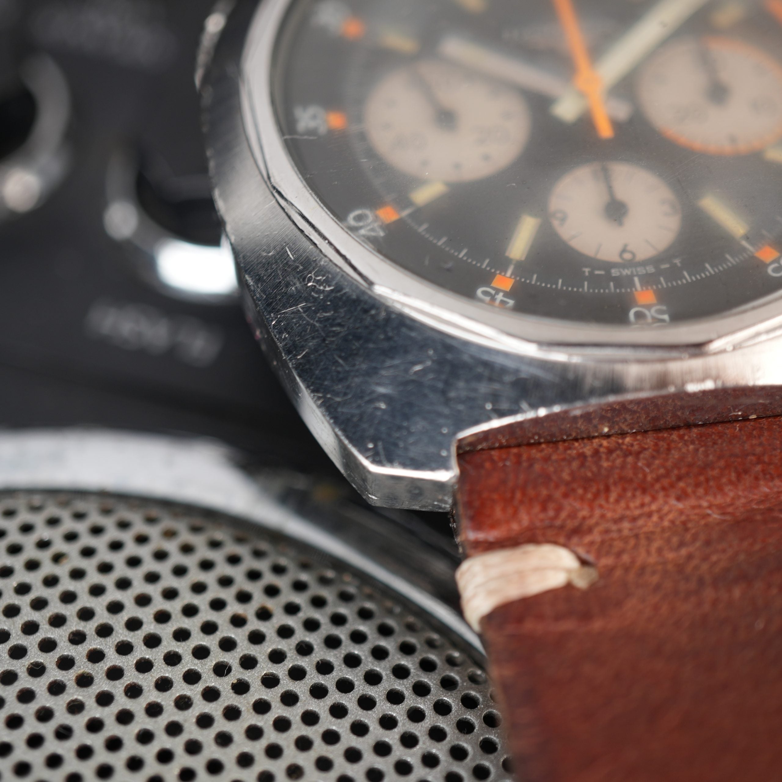 1969 Longines Valjoux 72 Diver Chronograph Ref. 8224 Exotic Dial All Original