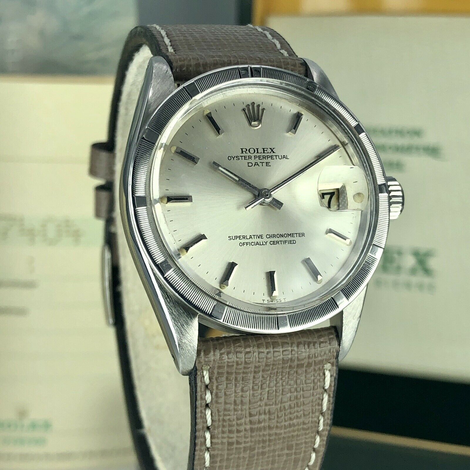 1970 Vintage Rolex Date 1501 Full Set With Box & Papers